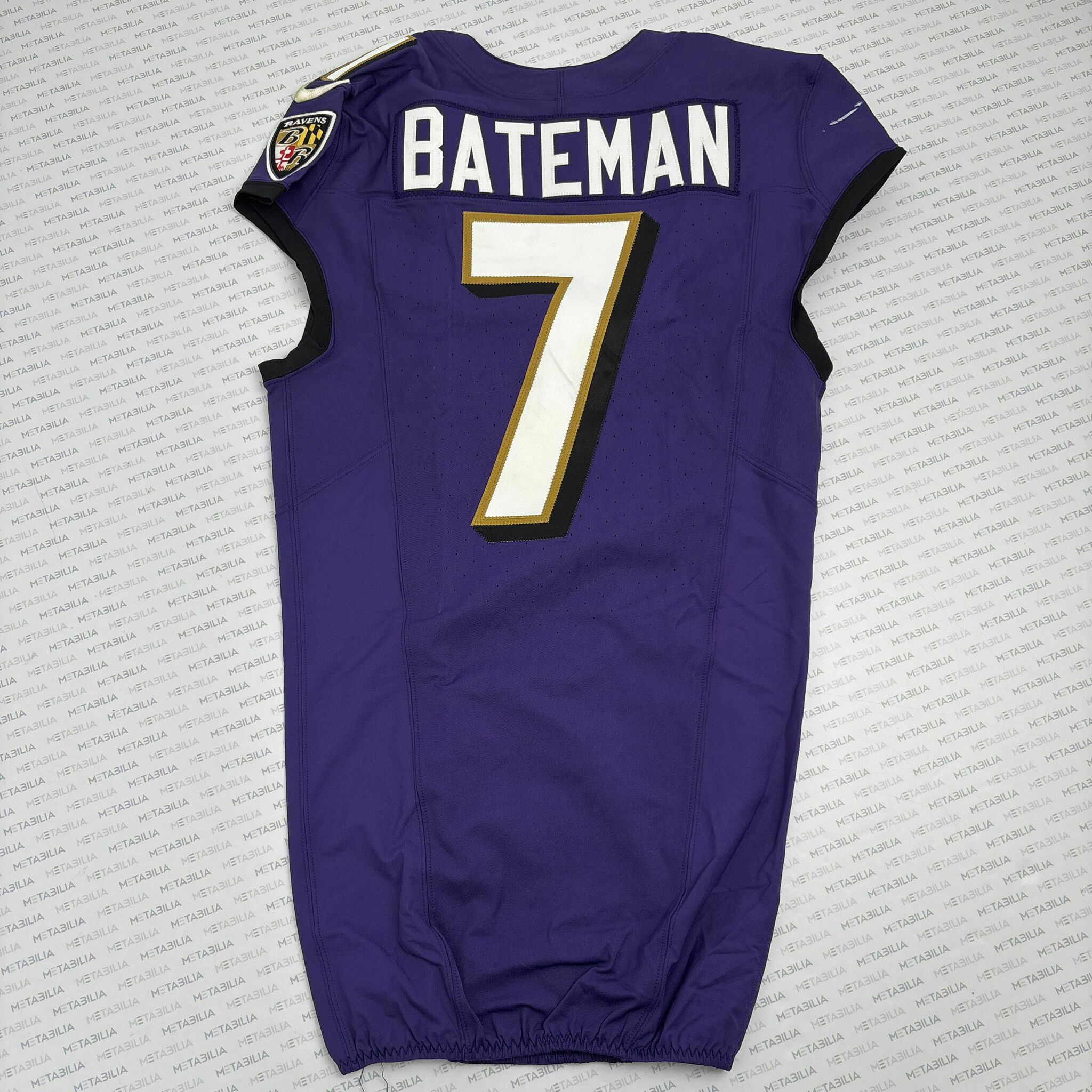 #7 Rashod Bateman Game-Worn Jersey 2025 Season