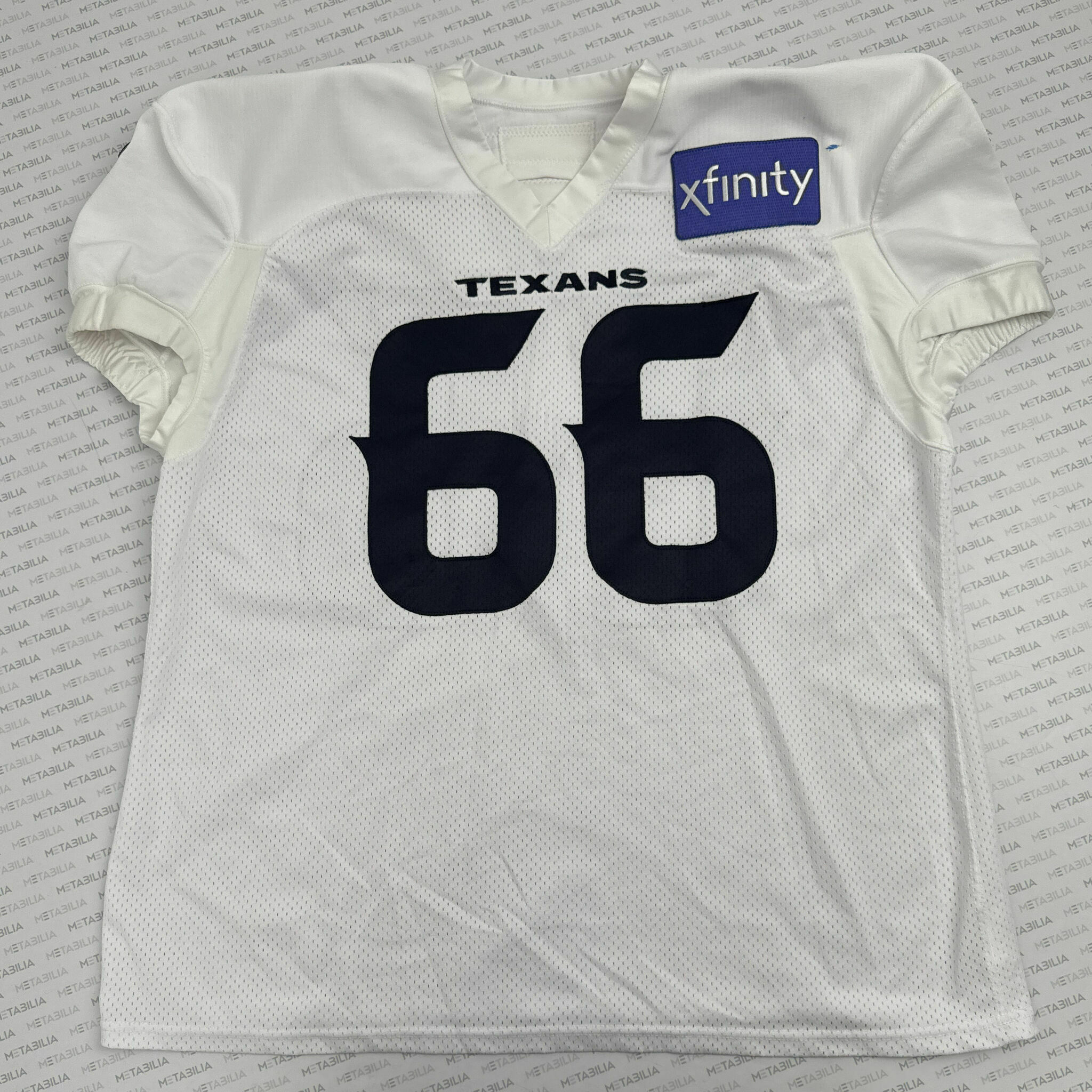 #66 Kilian Zierer Texans Practice-Worn Jersey