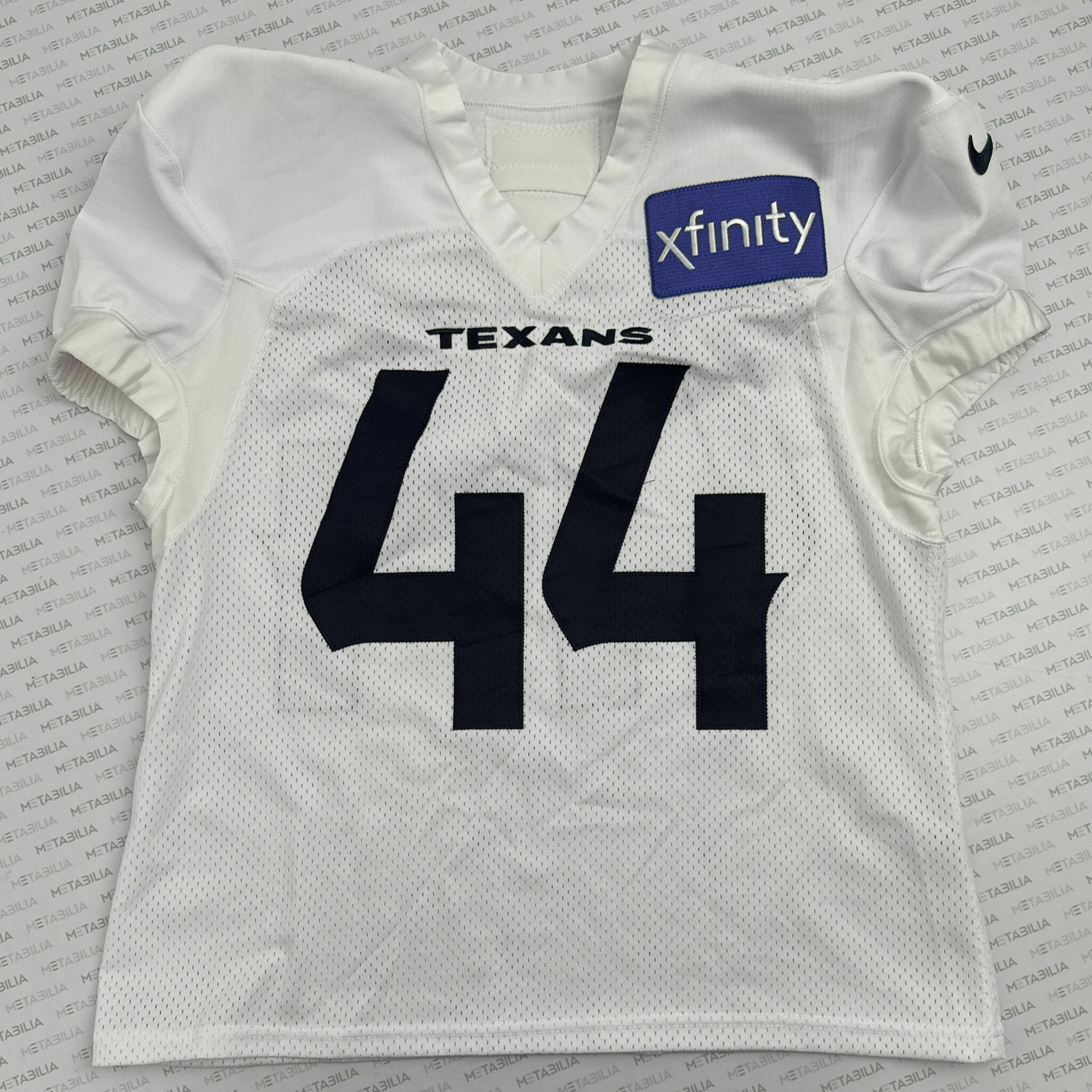 #44 British Brooks Texans Practice-Worn Jersey