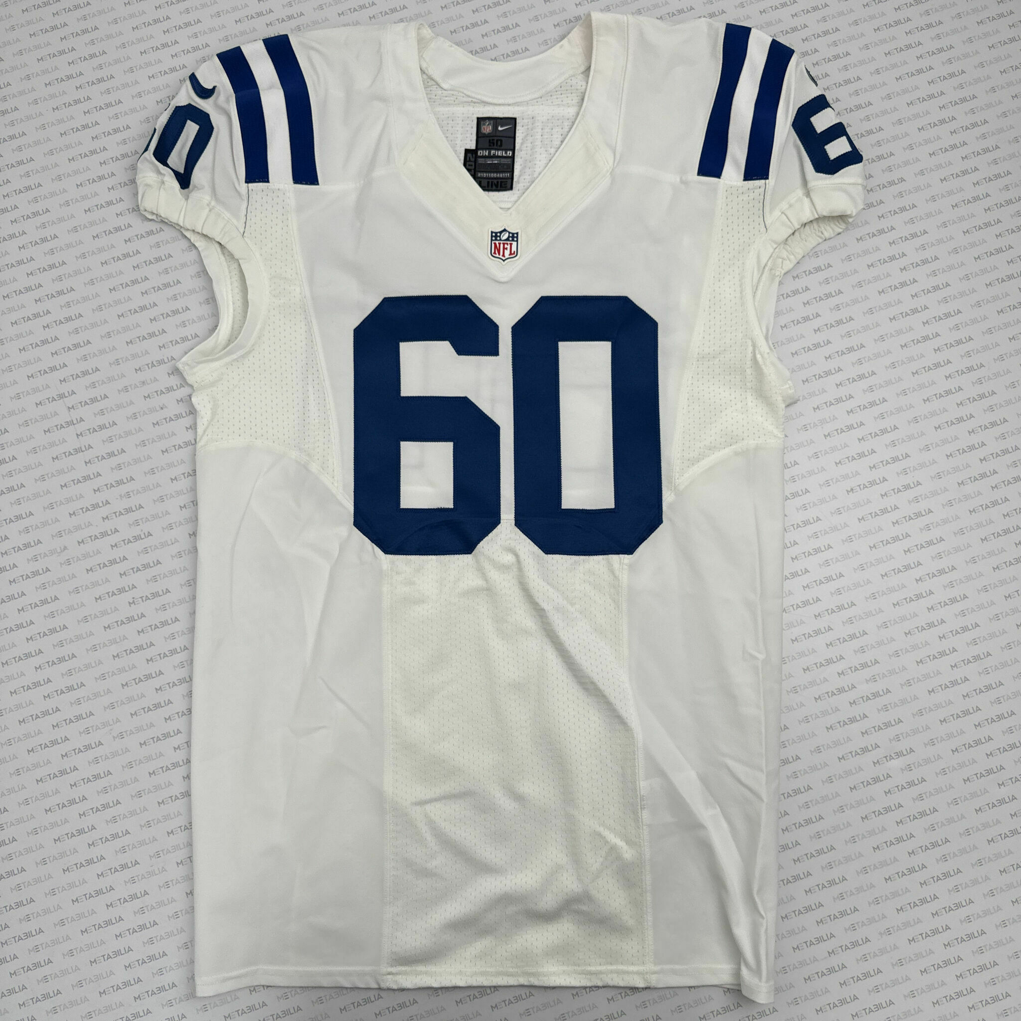 #60 Eldrenkamp Team-Issued White Jersey
