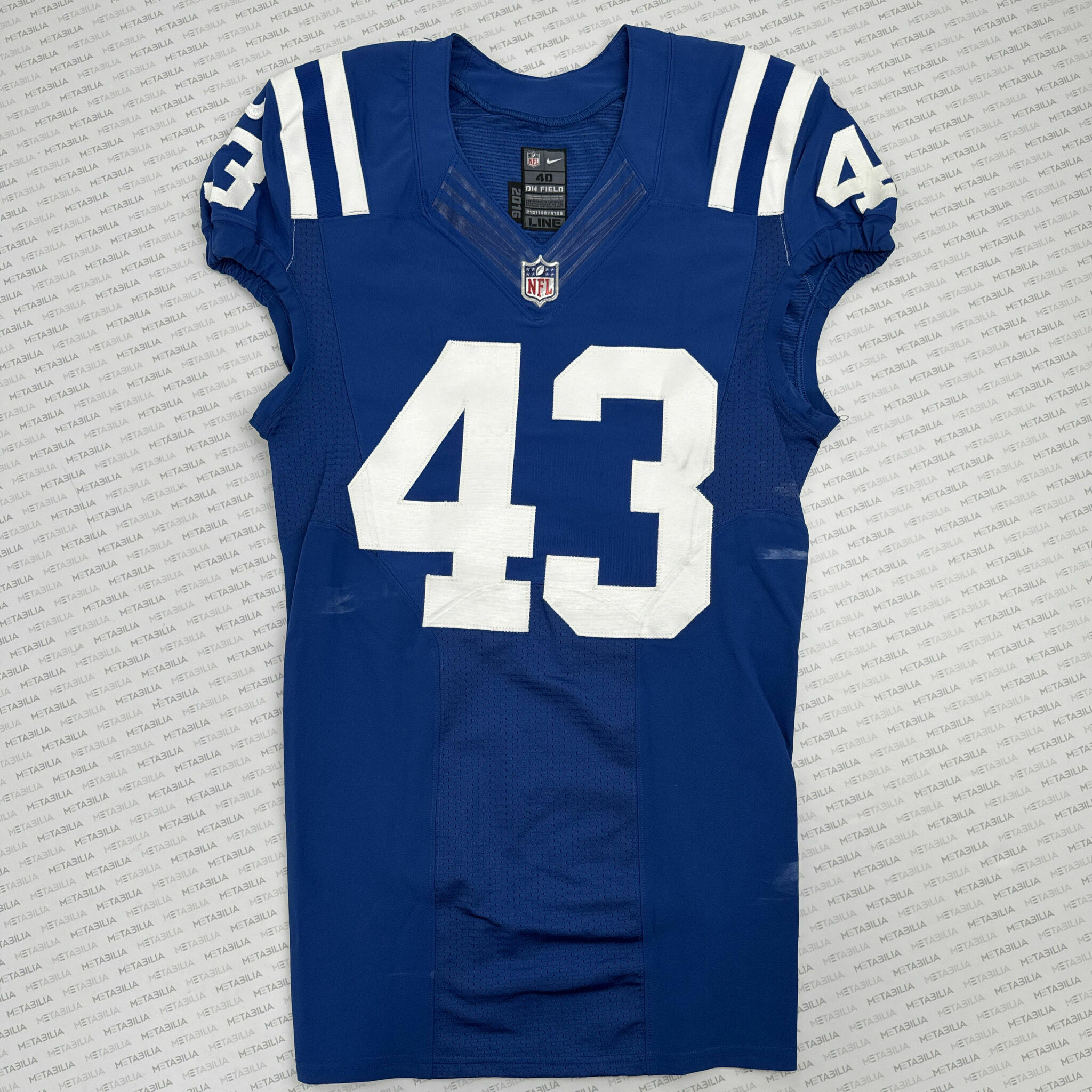 #43 Burton Team-Issued Blue Jersey