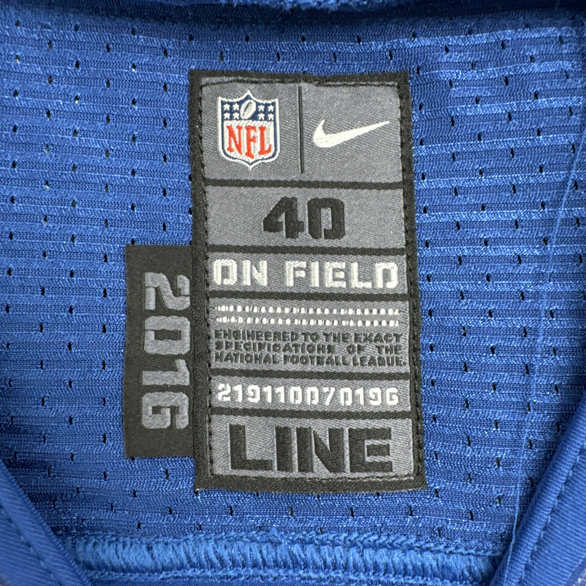 #43 Burton Team-Issued Blue Jersey