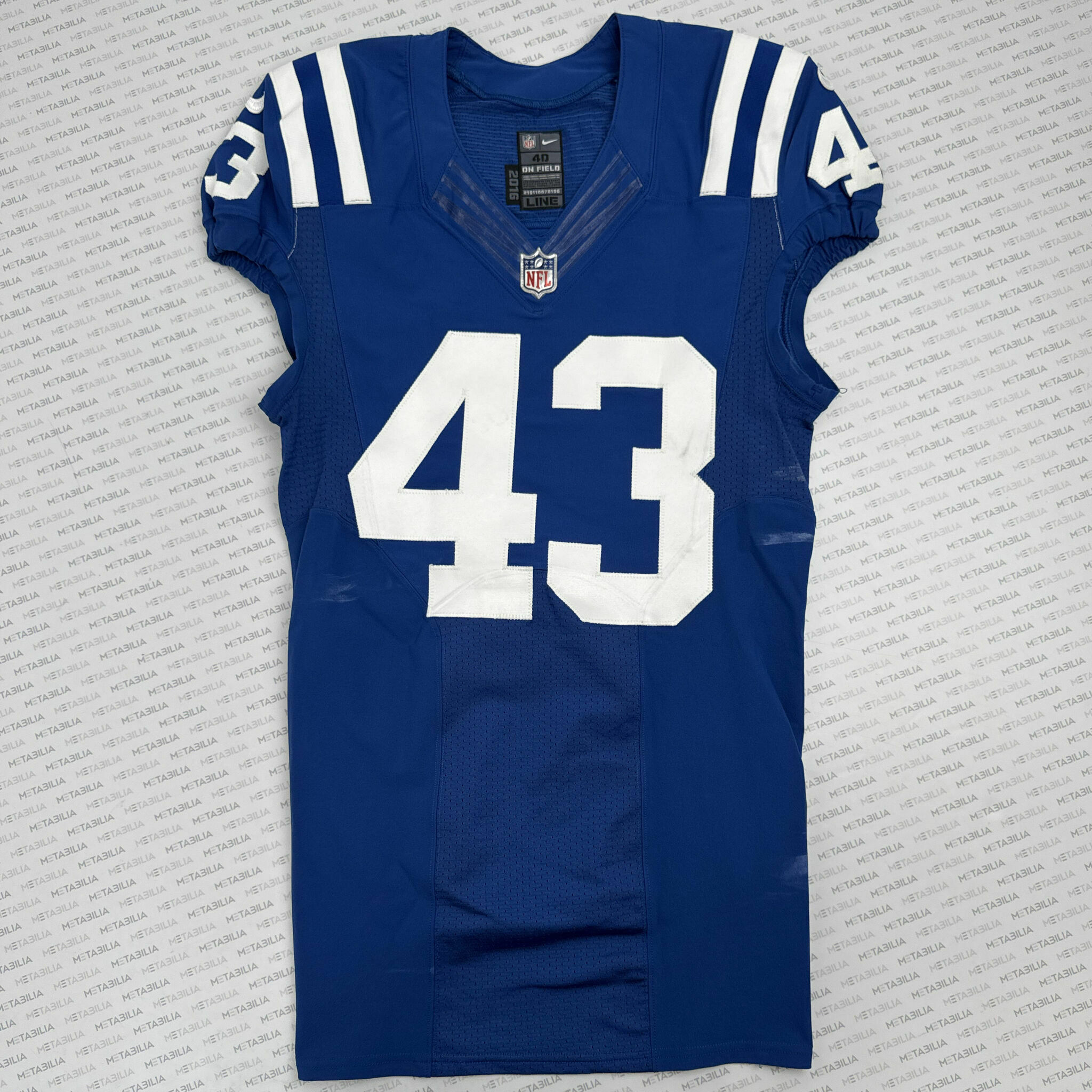 #43 Burton Team-Issued Blue Jersey