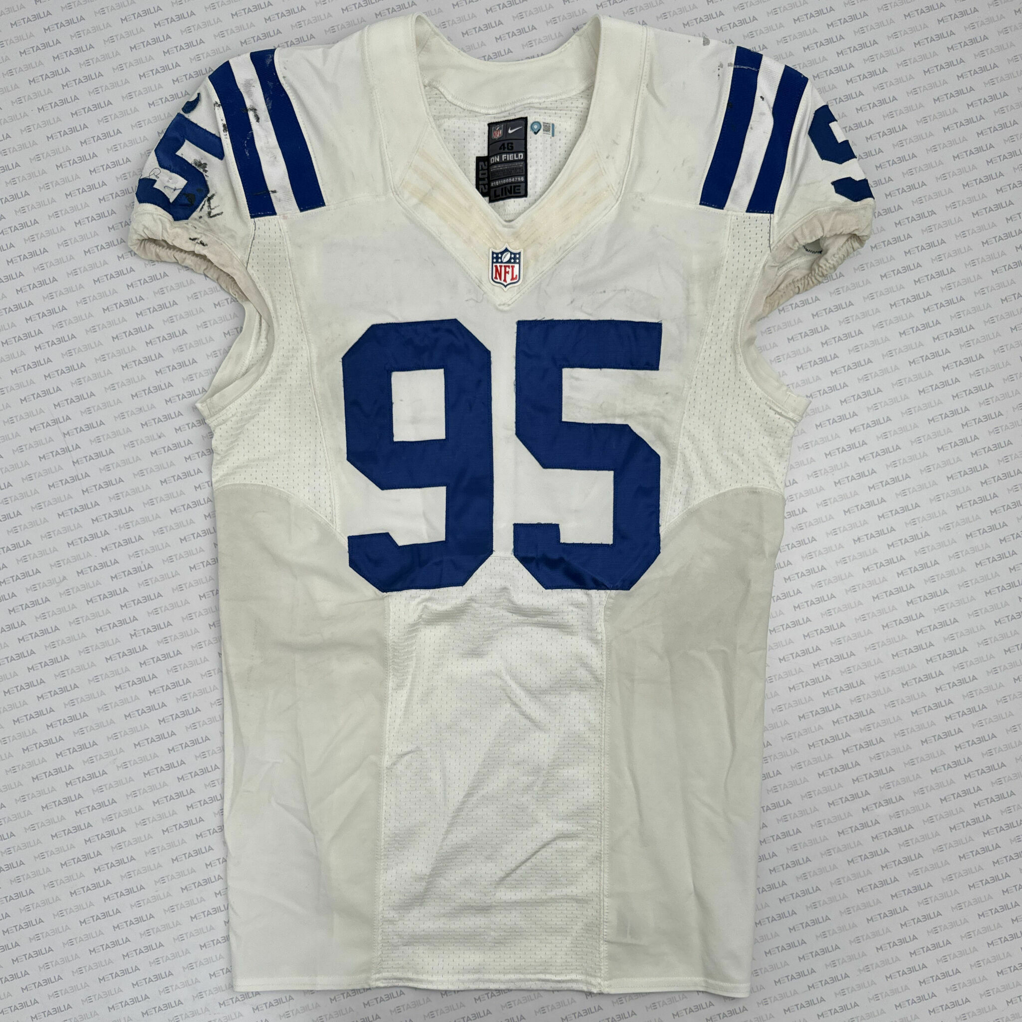 #95 Hunt Team-Issued White Jersey