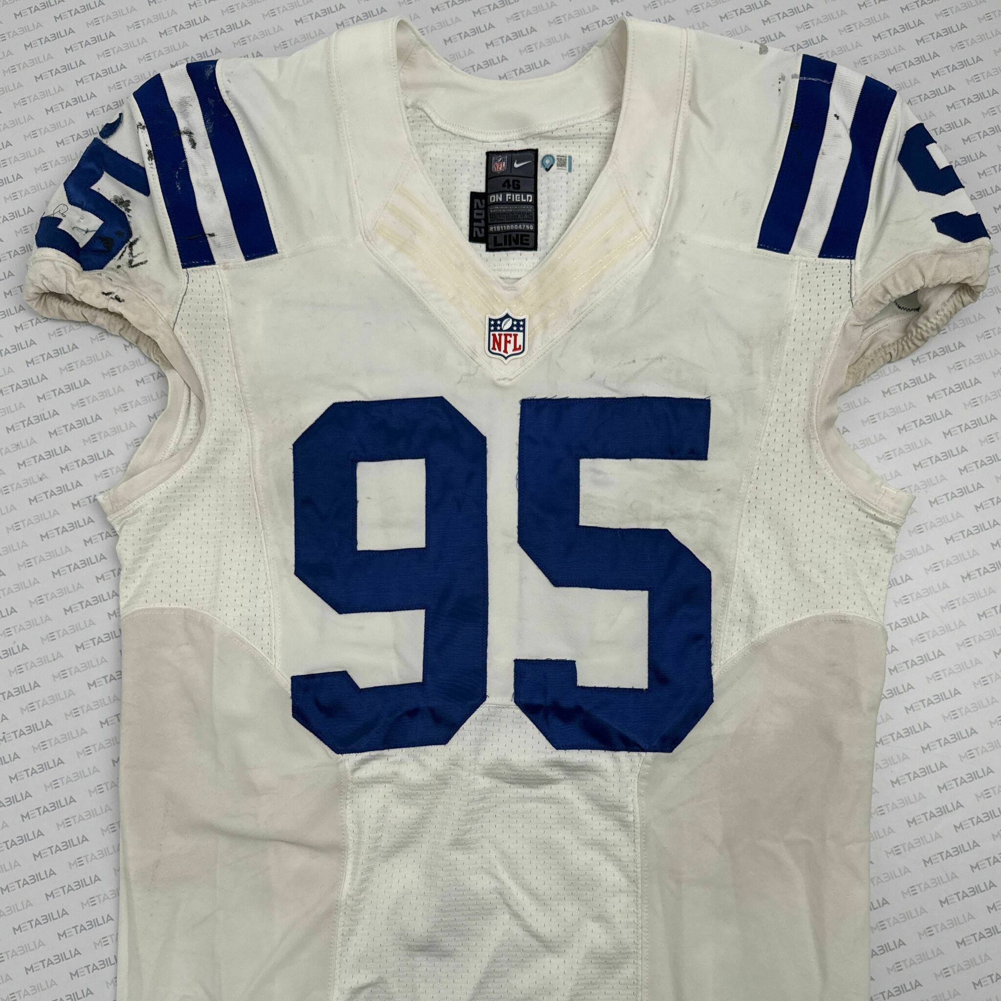 #95 Hunt Team-Issued White Jersey