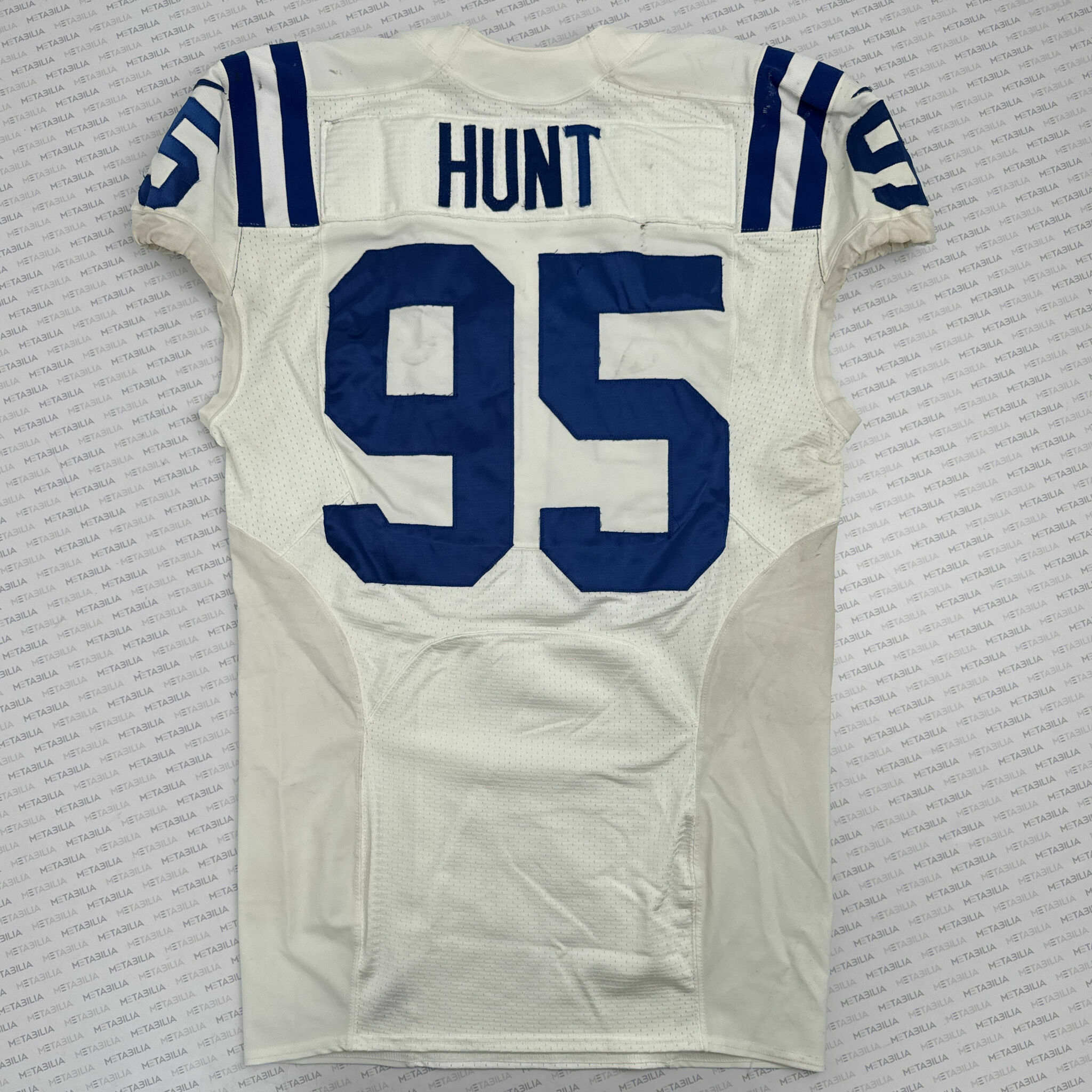 #95 Hunt Team-Issued White Jersey