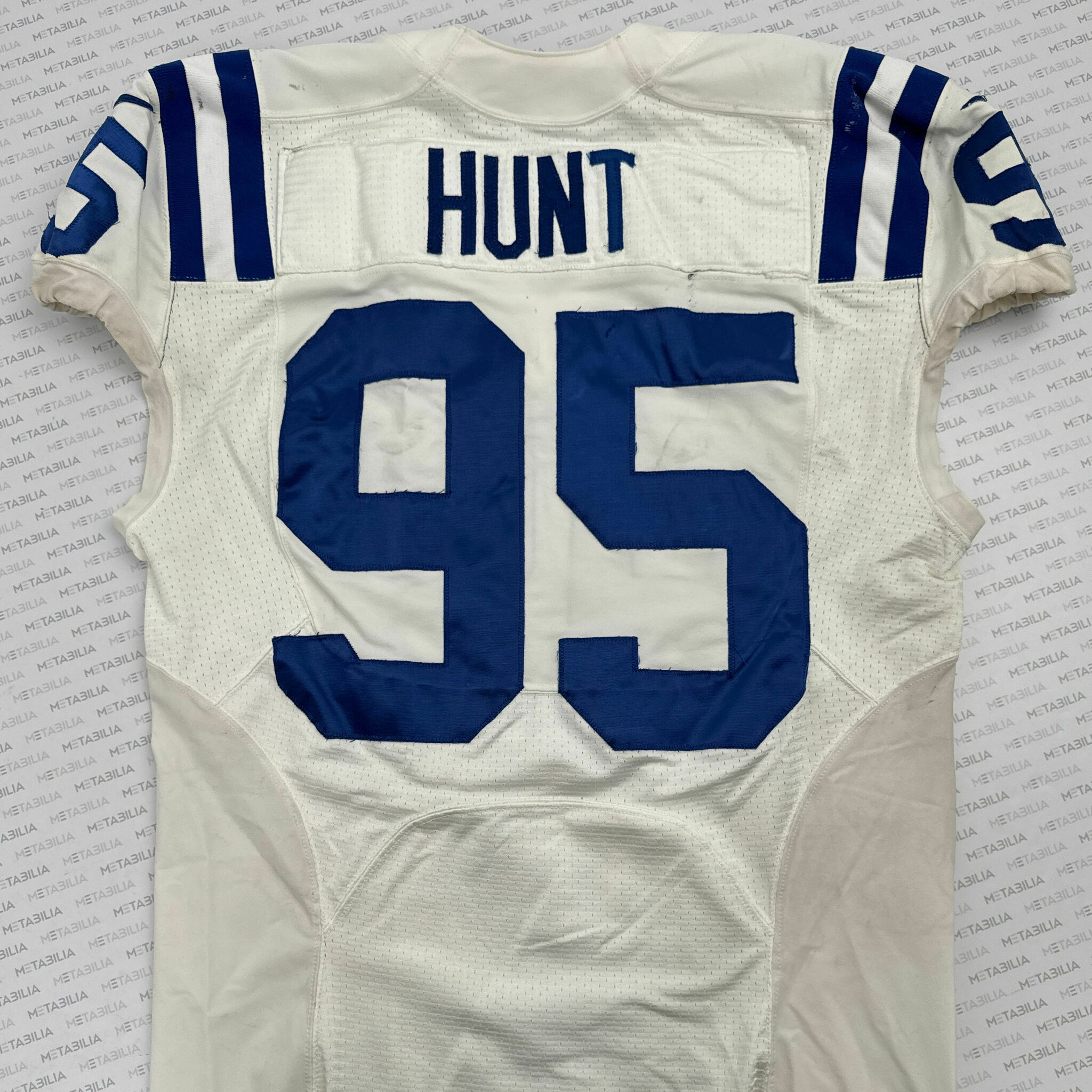 #95 Hunt Team-Issued White Jersey