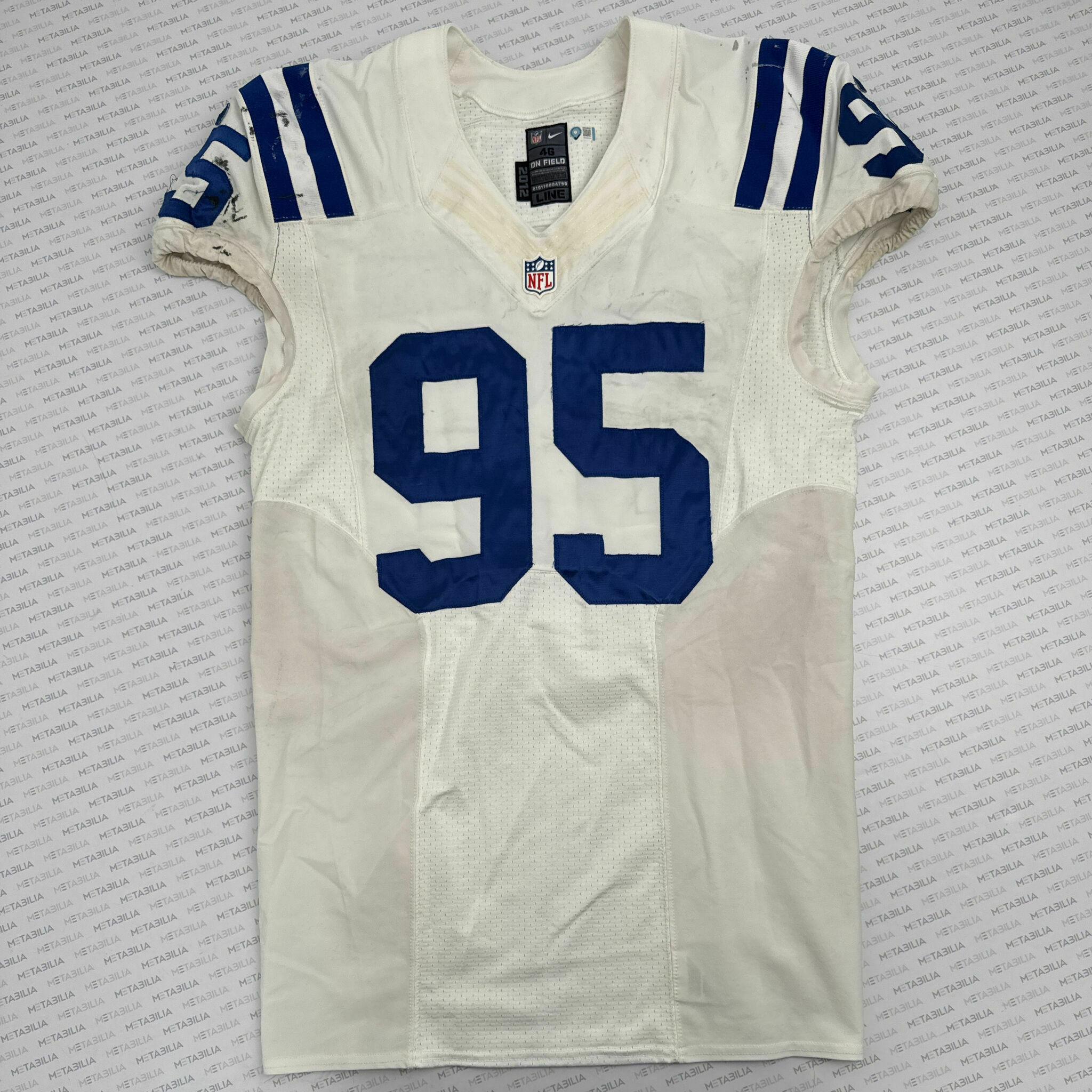 #95 Hunt Team-Issued White Jersey