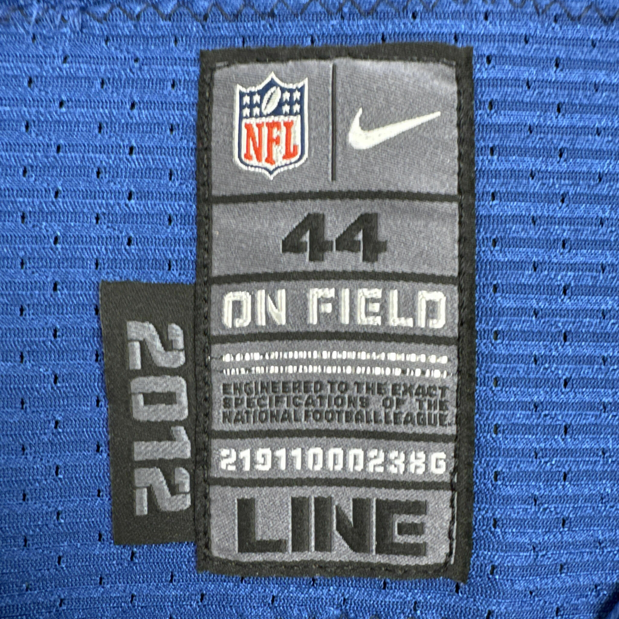 #80 McFarland Team-Issued Blue Jersey