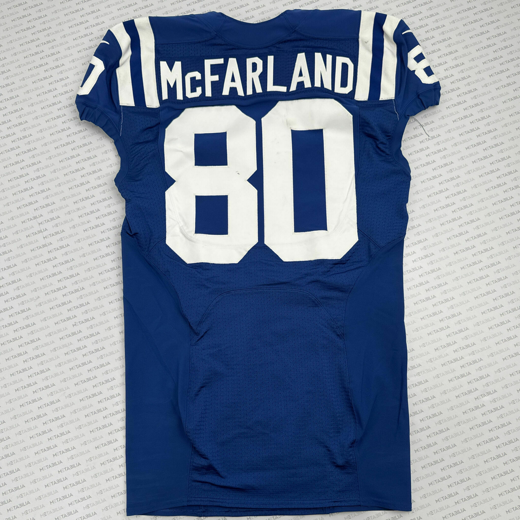 #80 McFarland Team-Issued Blue Jersey
