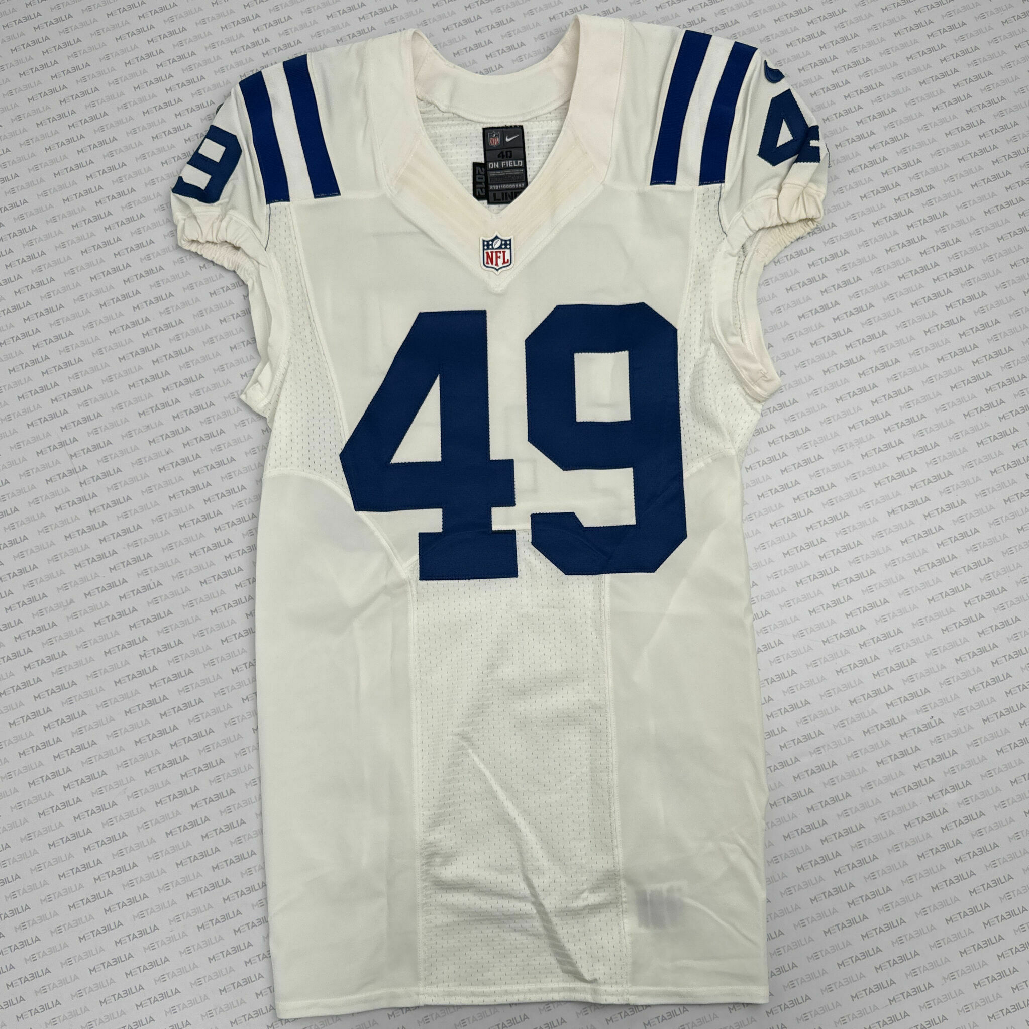 #49 Garret Sickels Team-Issued White Jersey