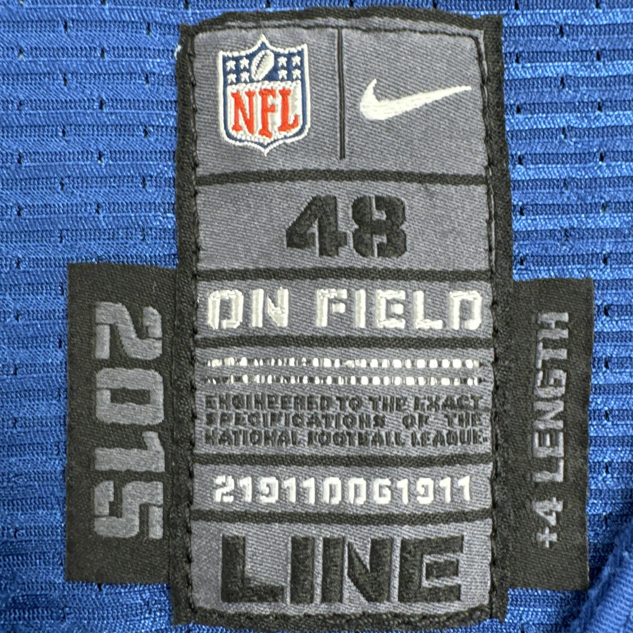 #79 Garcia Team-Issued Blue Jersey