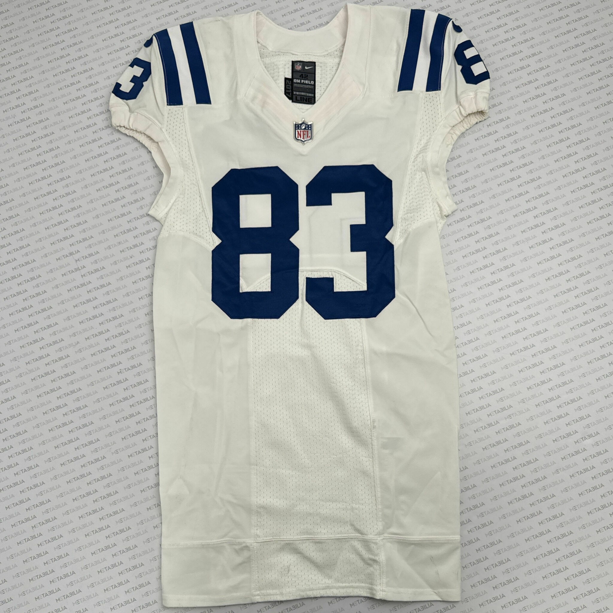 #83 Anderson Team-Issued White Jersey