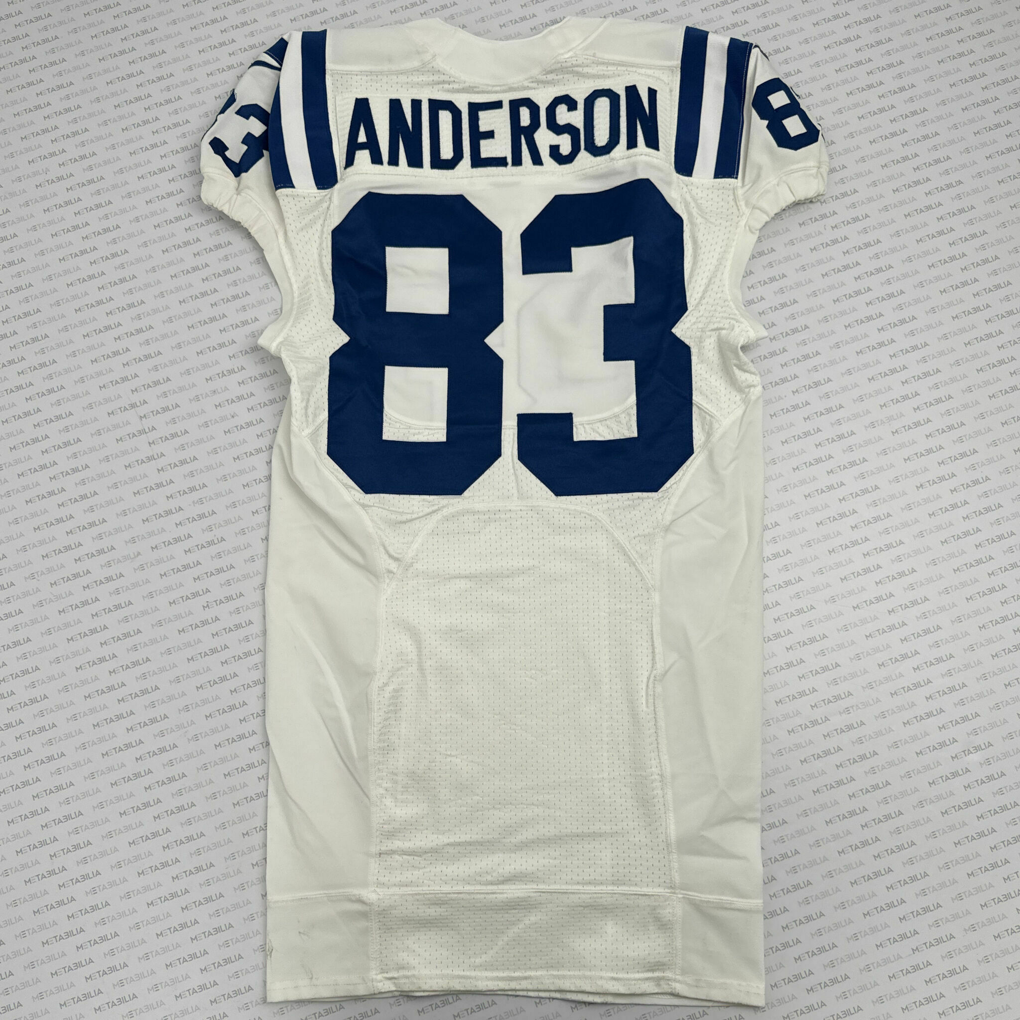 #83 Anderson Team-Issued White Jersey