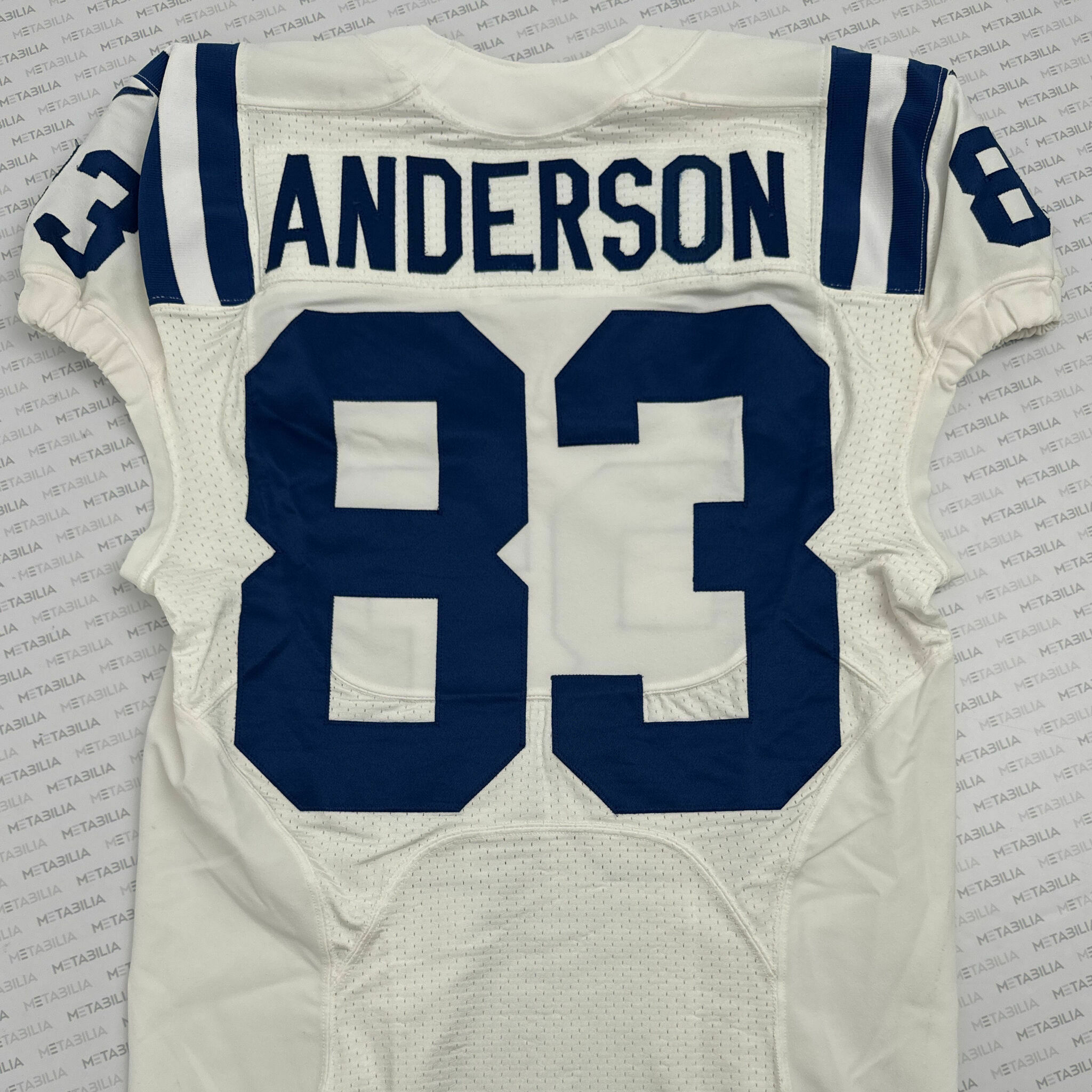 #83 Anderson Team-Issued White Jersey