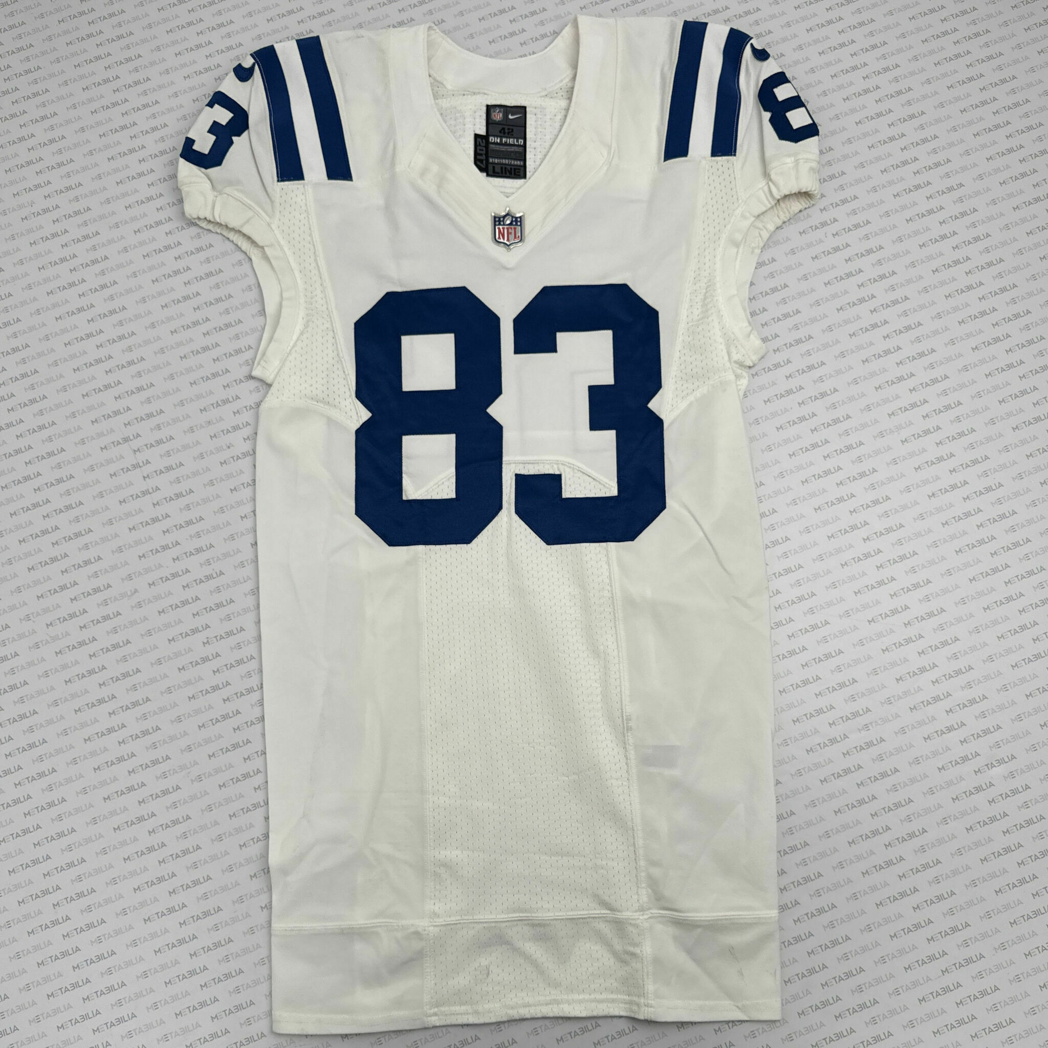 #83 Anderson Team-Issued White Jersey