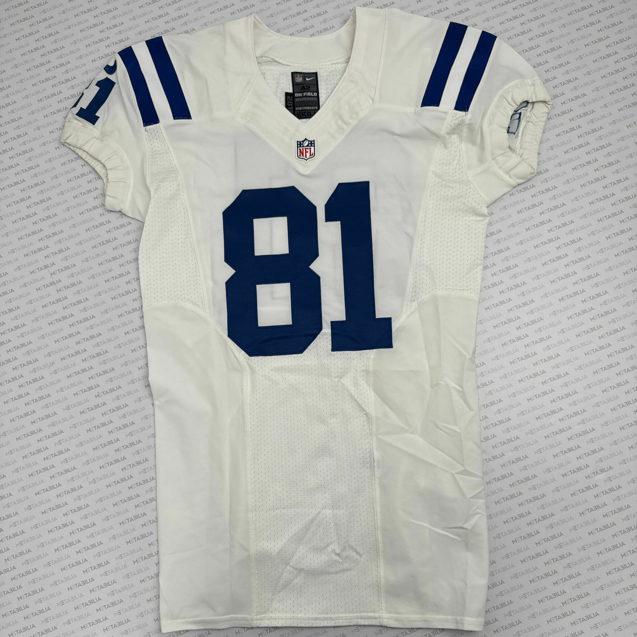 #81 Hogan Team-Issued White Jersey
