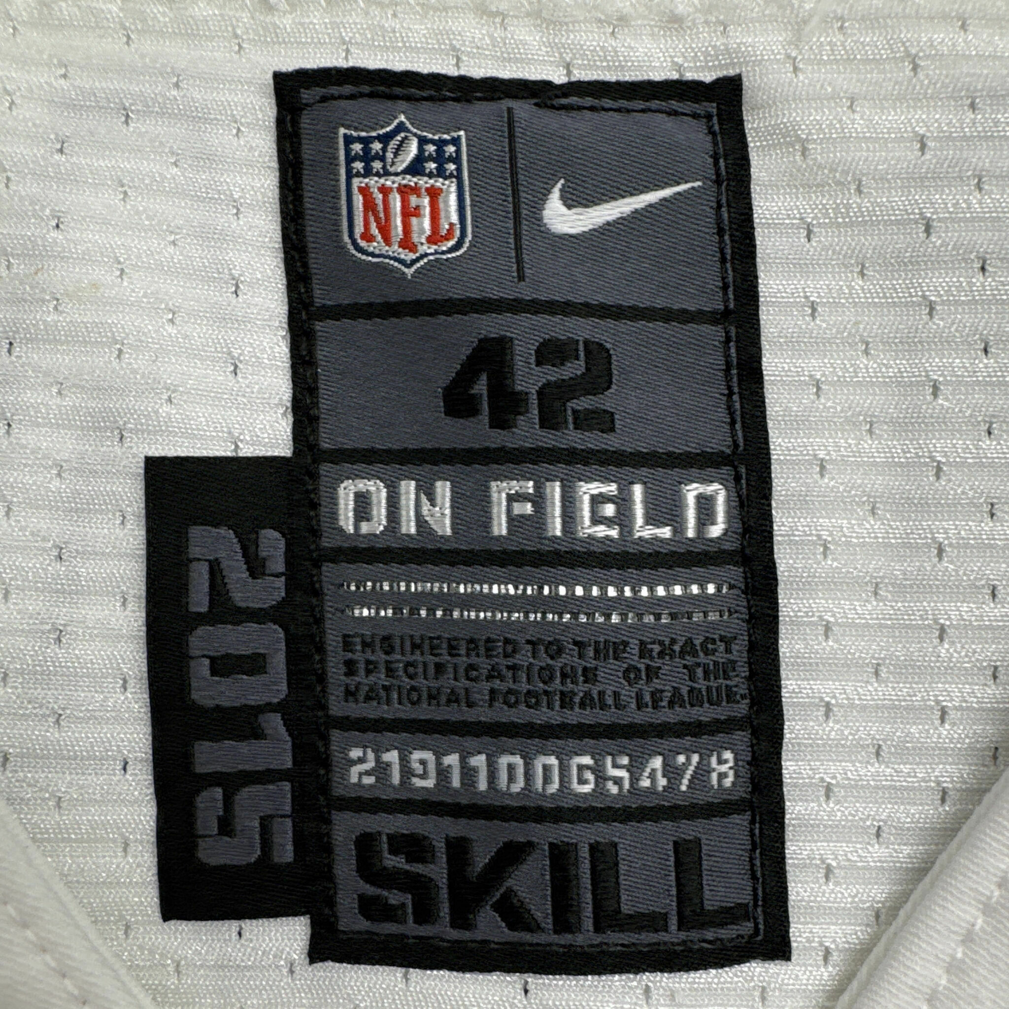 #81 Hogan Team-Issued White Jersey