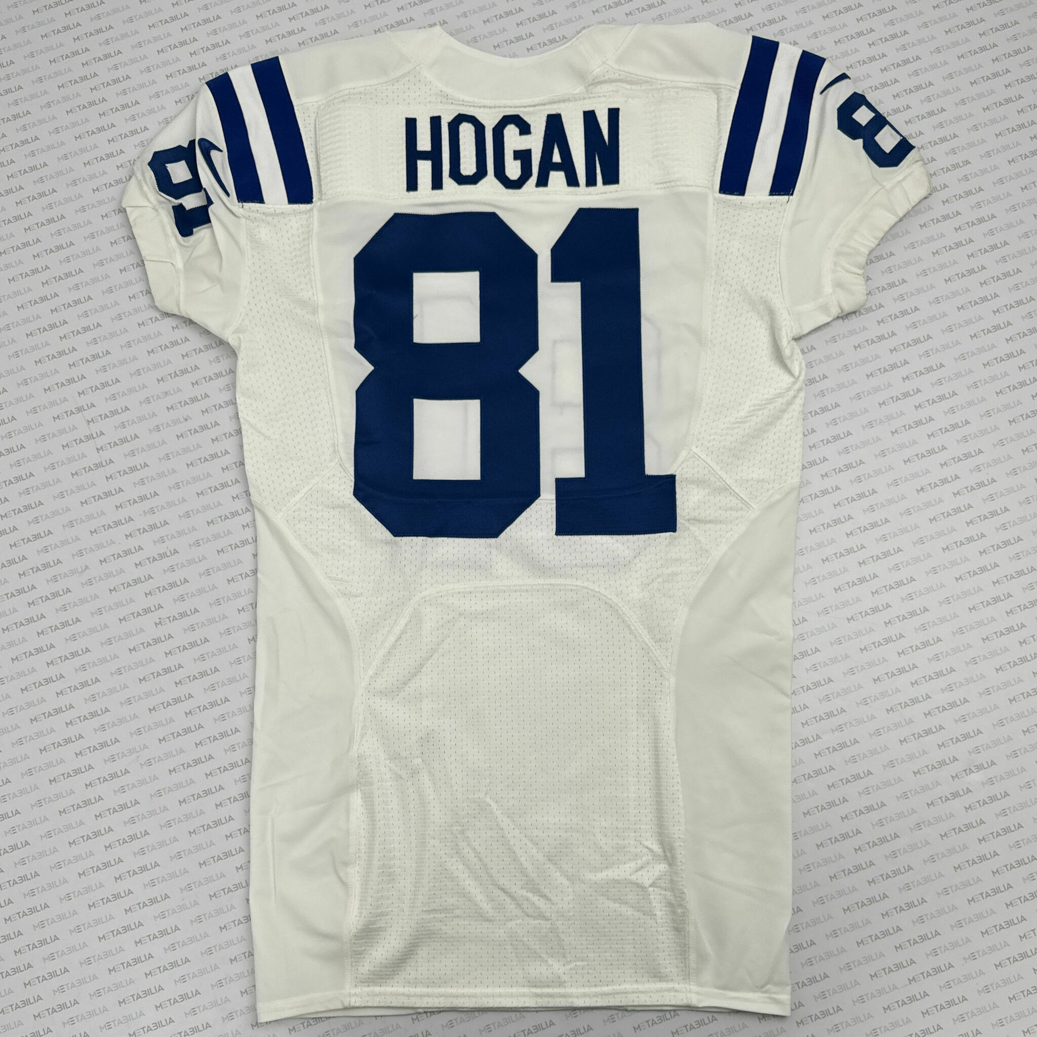 #81 Hogan Team-Issued White Jersey