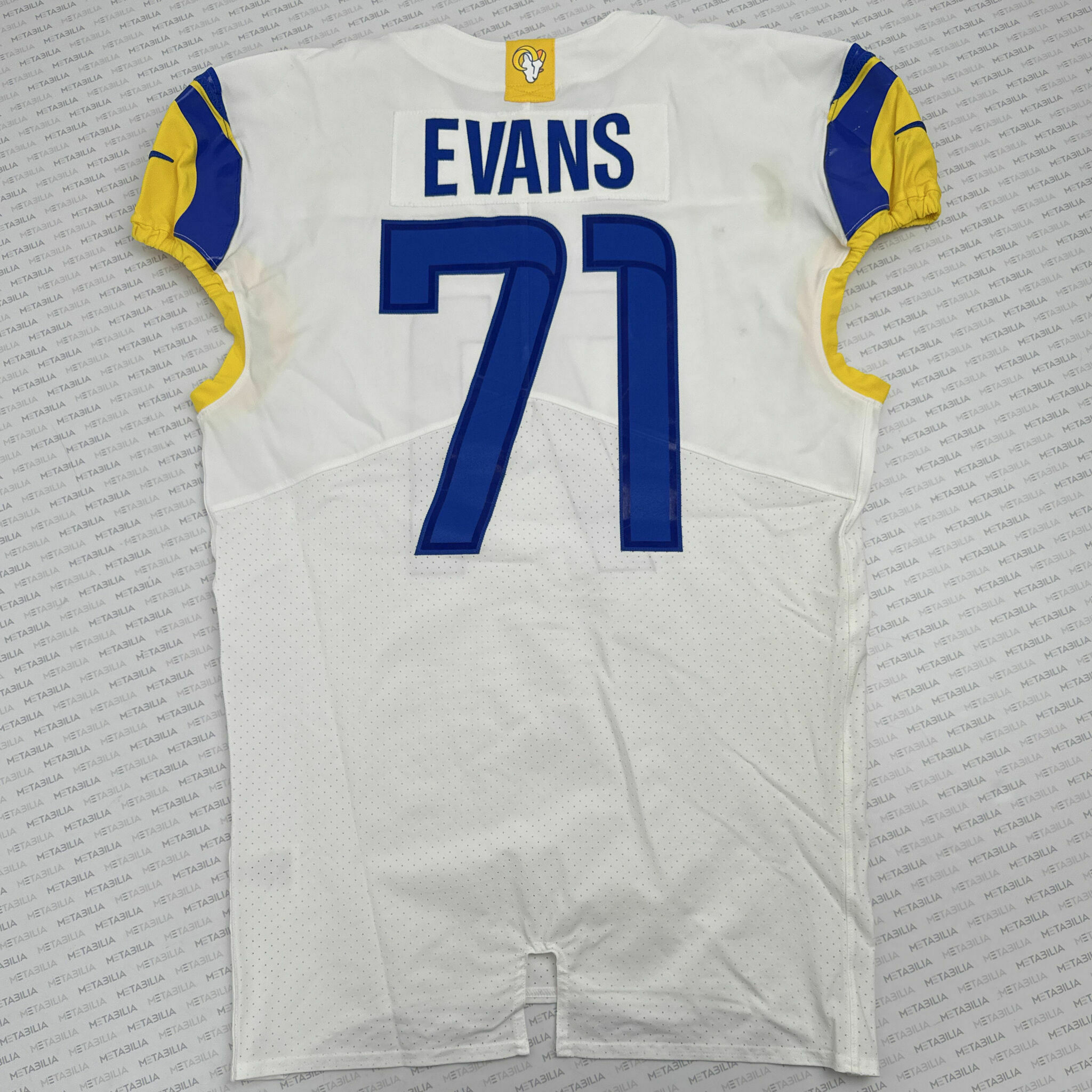 # 71 Bobby Evans 2021 Game-Issued Jersey
