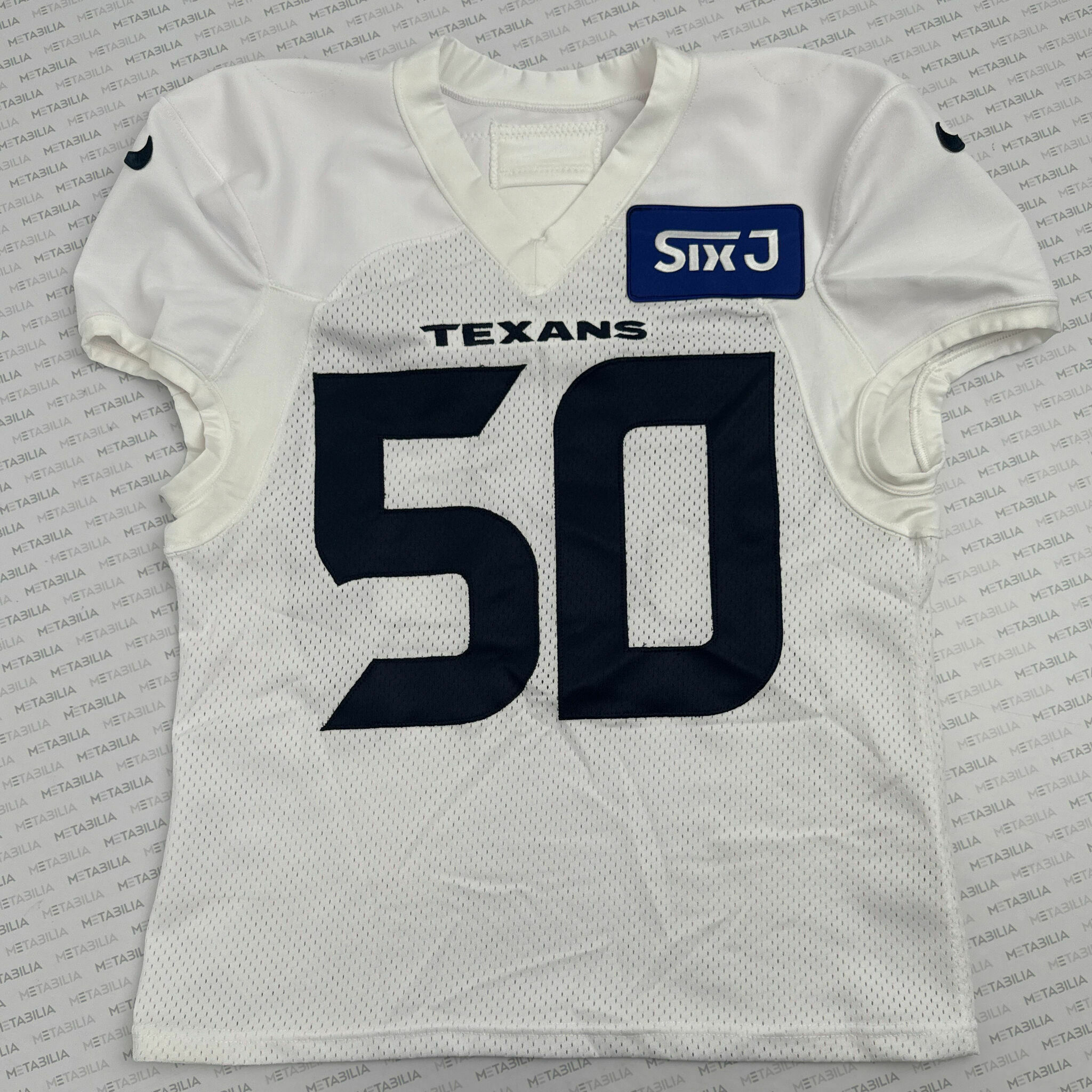 #50 Solomon Byrd Texans Team-Issued Practice Jersey