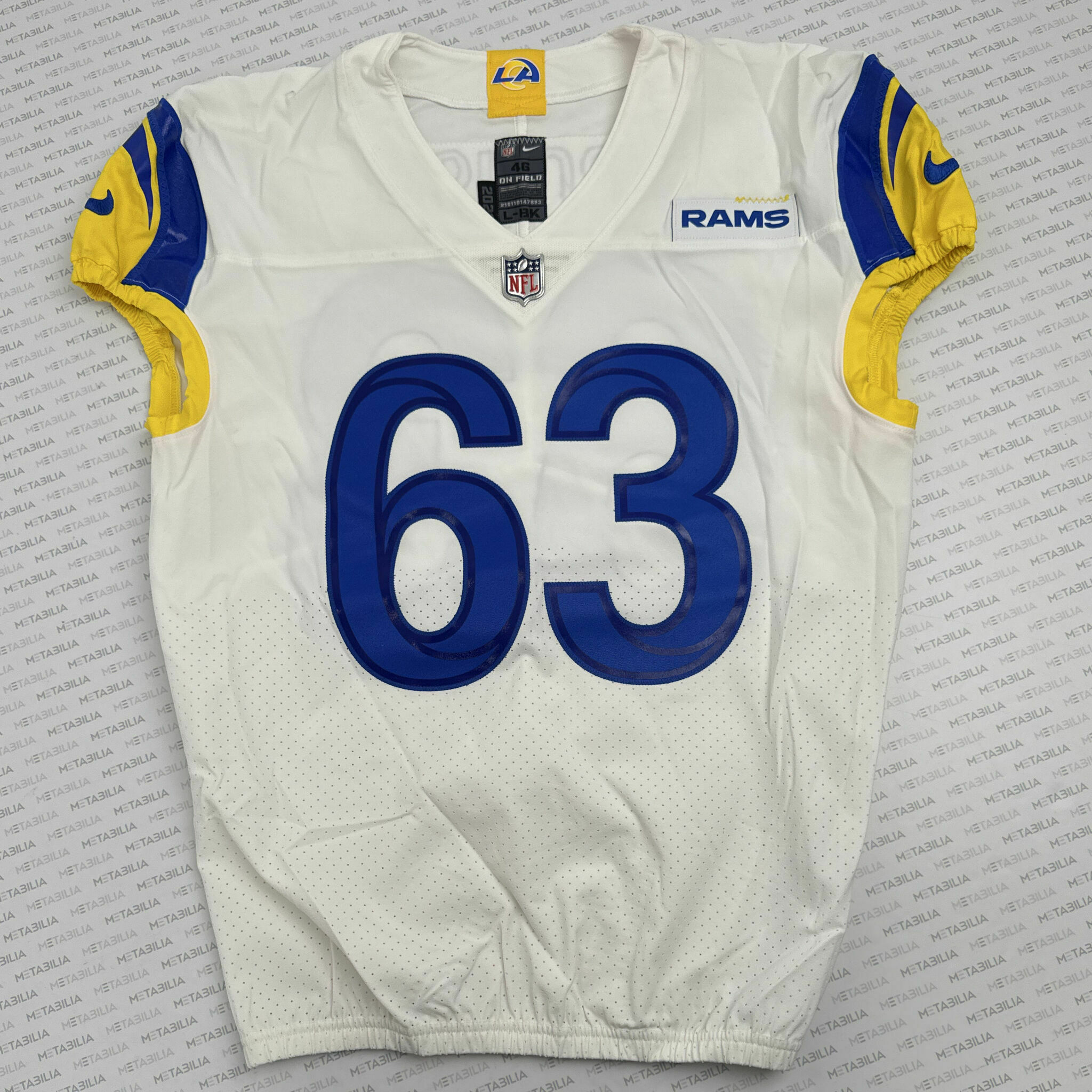 # 63 Oday Aboushi 2021 Game-Issued Jersey