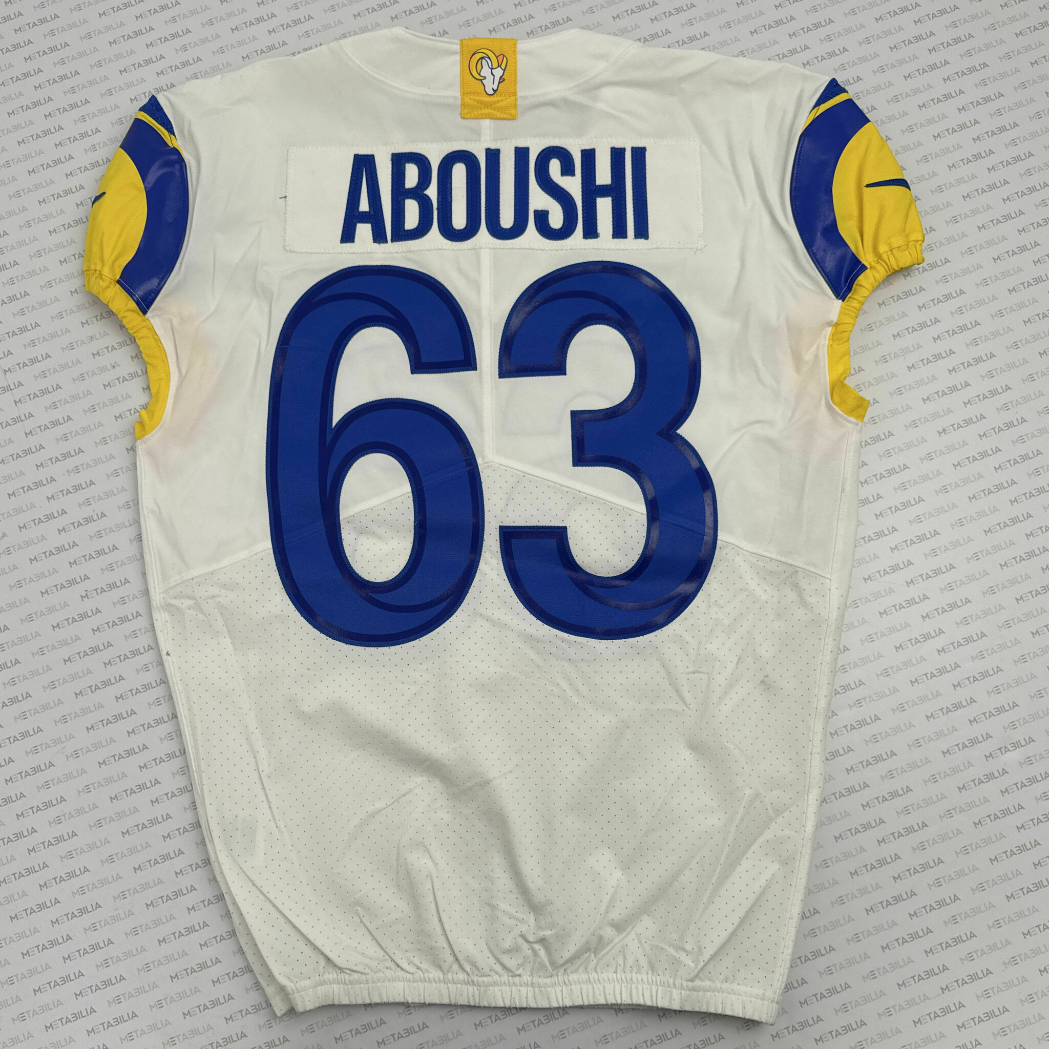 # 63 Oday Aboushi 2021 Game-Issued Jersey