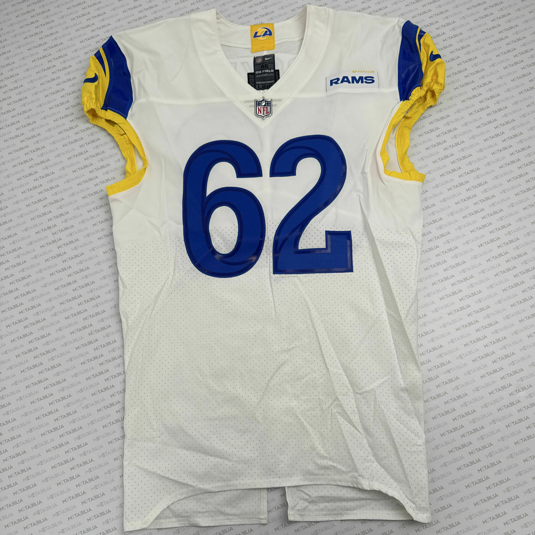 # 62 Jared Hocker 2021 Game-Issued Jersey