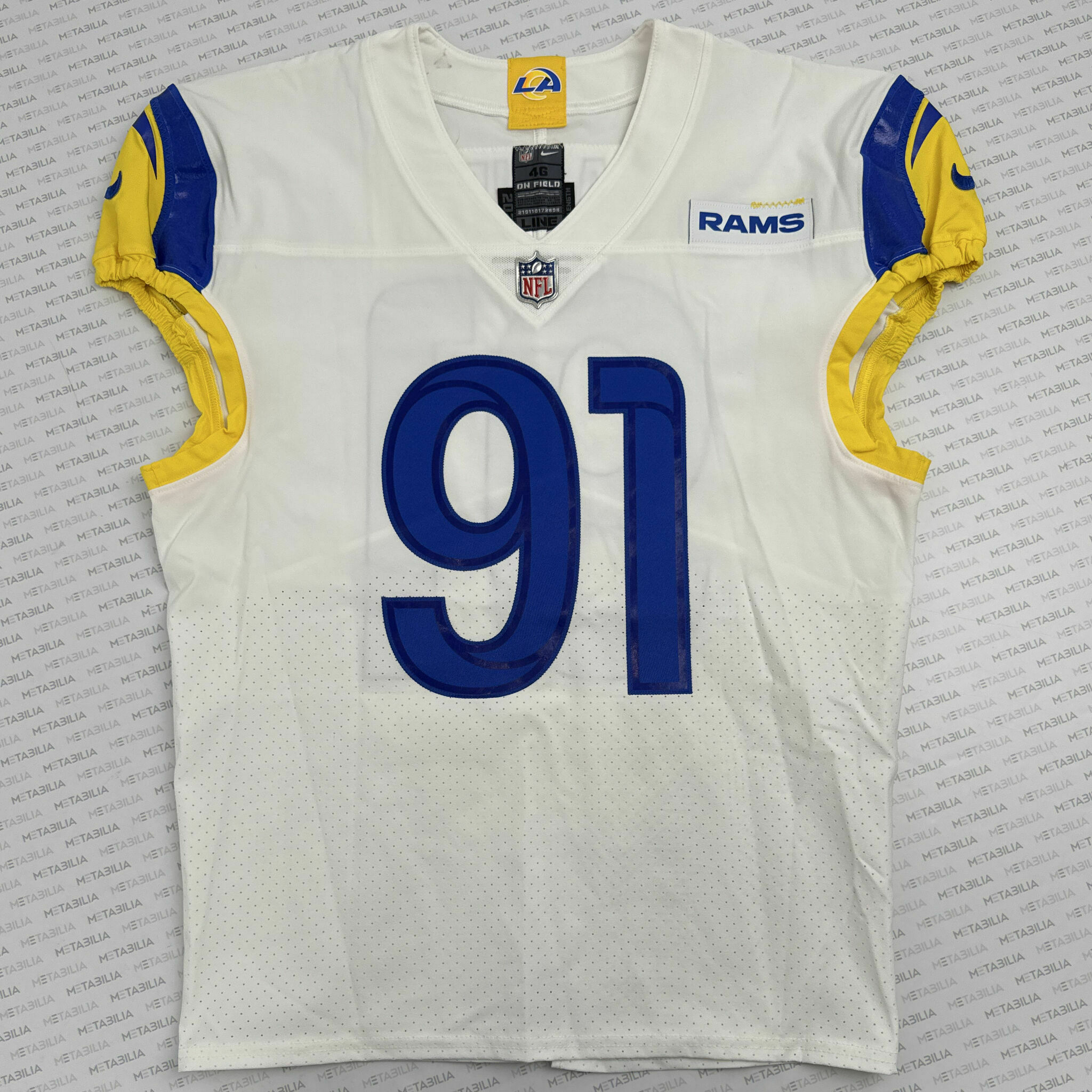 # 91 Greg Gaines 2021 Game-Issued Jersey
