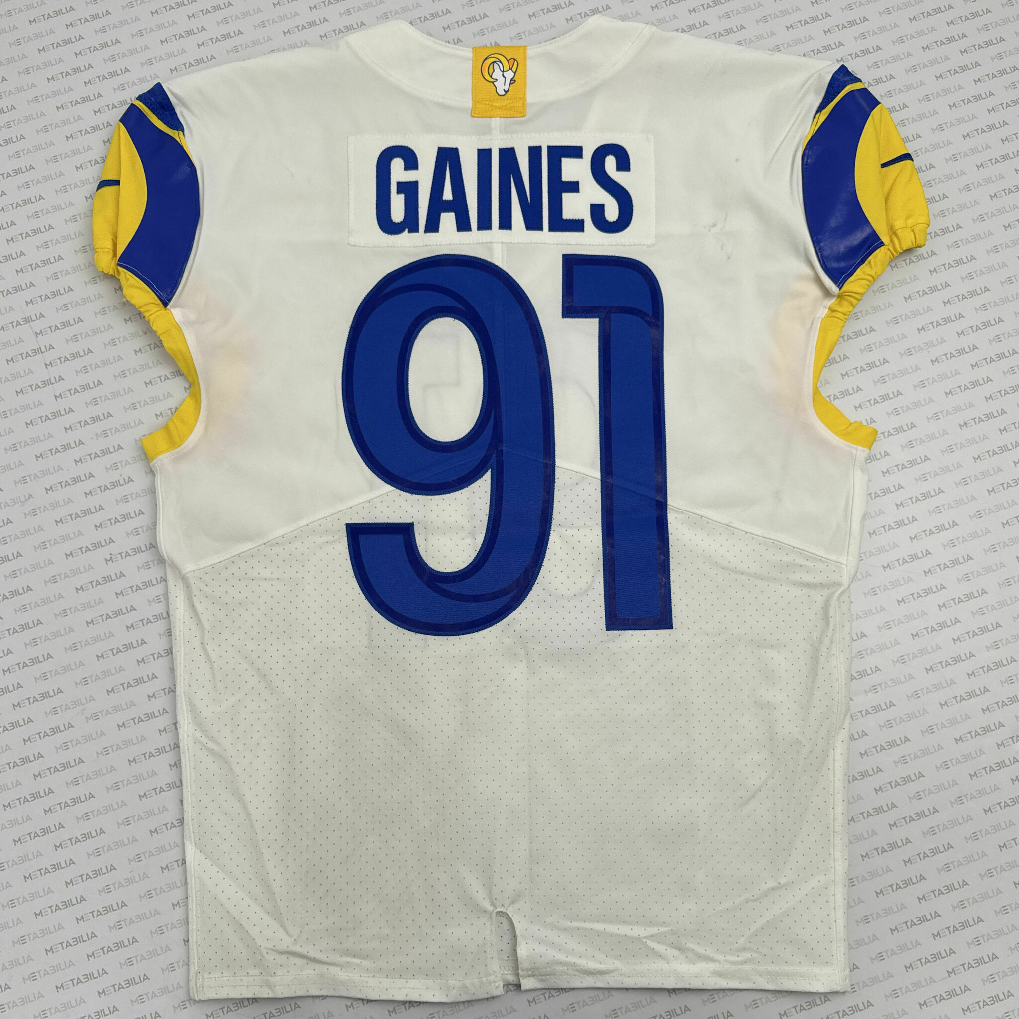# 91 Greg Gaines 2021 Game-Issued Jersey