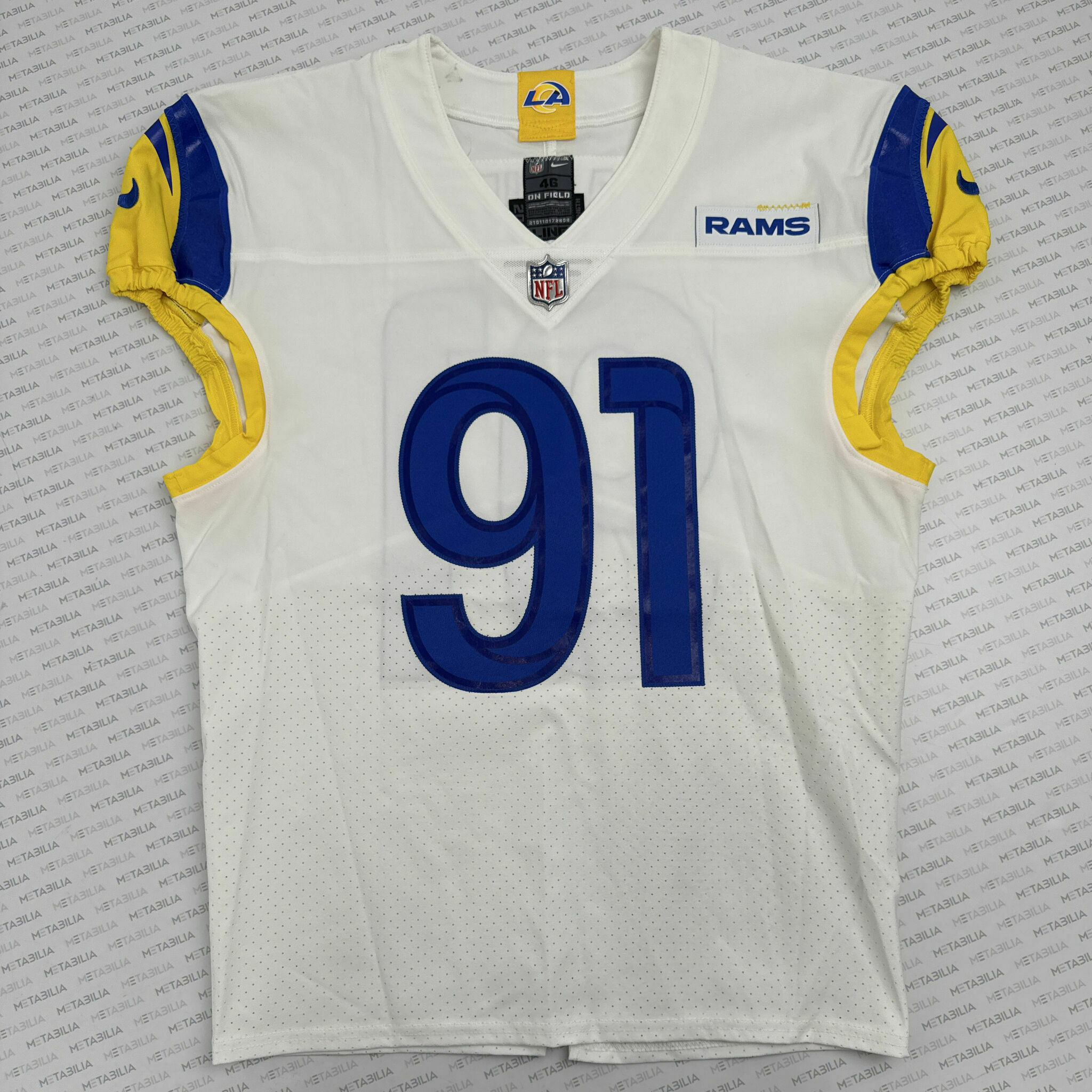 # 91 Greg Gaines 2021 Game-Issued Jersey