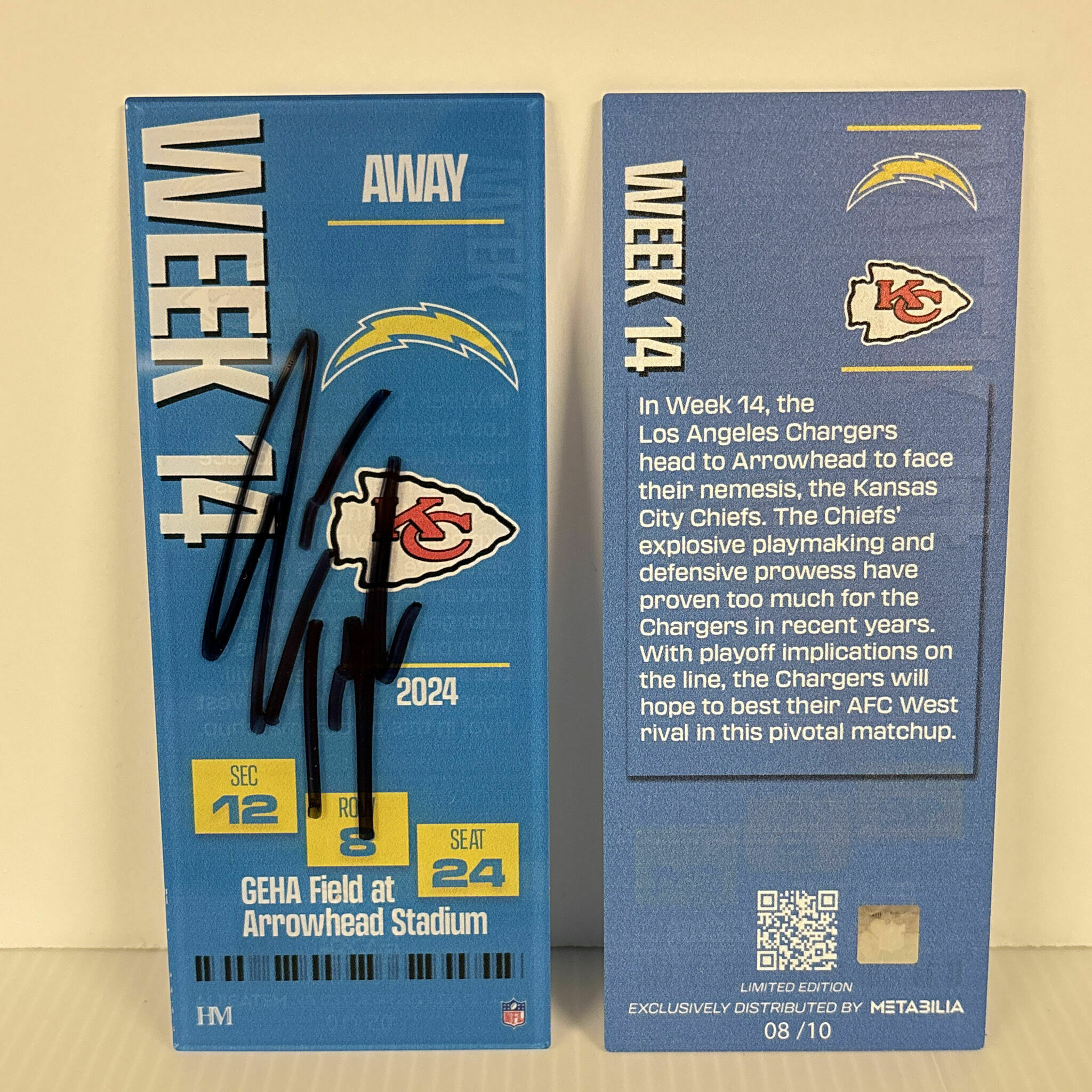 Jawaan Taylor Signed Commemorative Ticket - Week 14