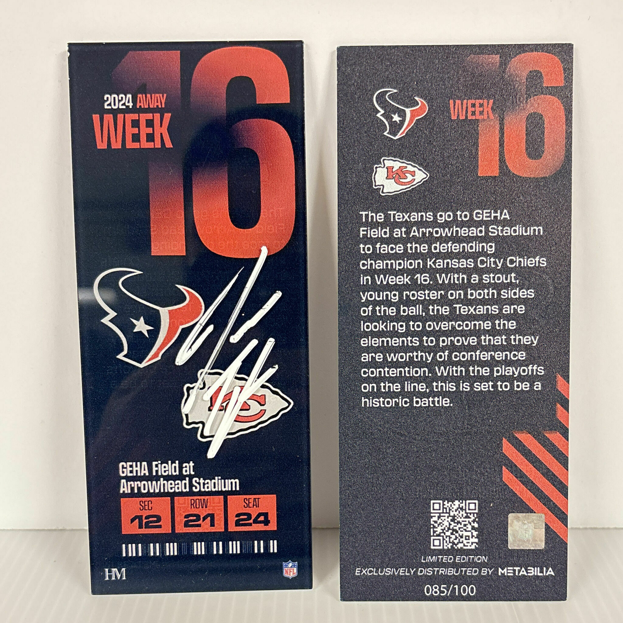 Jawaan Taylor Signed Week 16 Commemorative Ticket