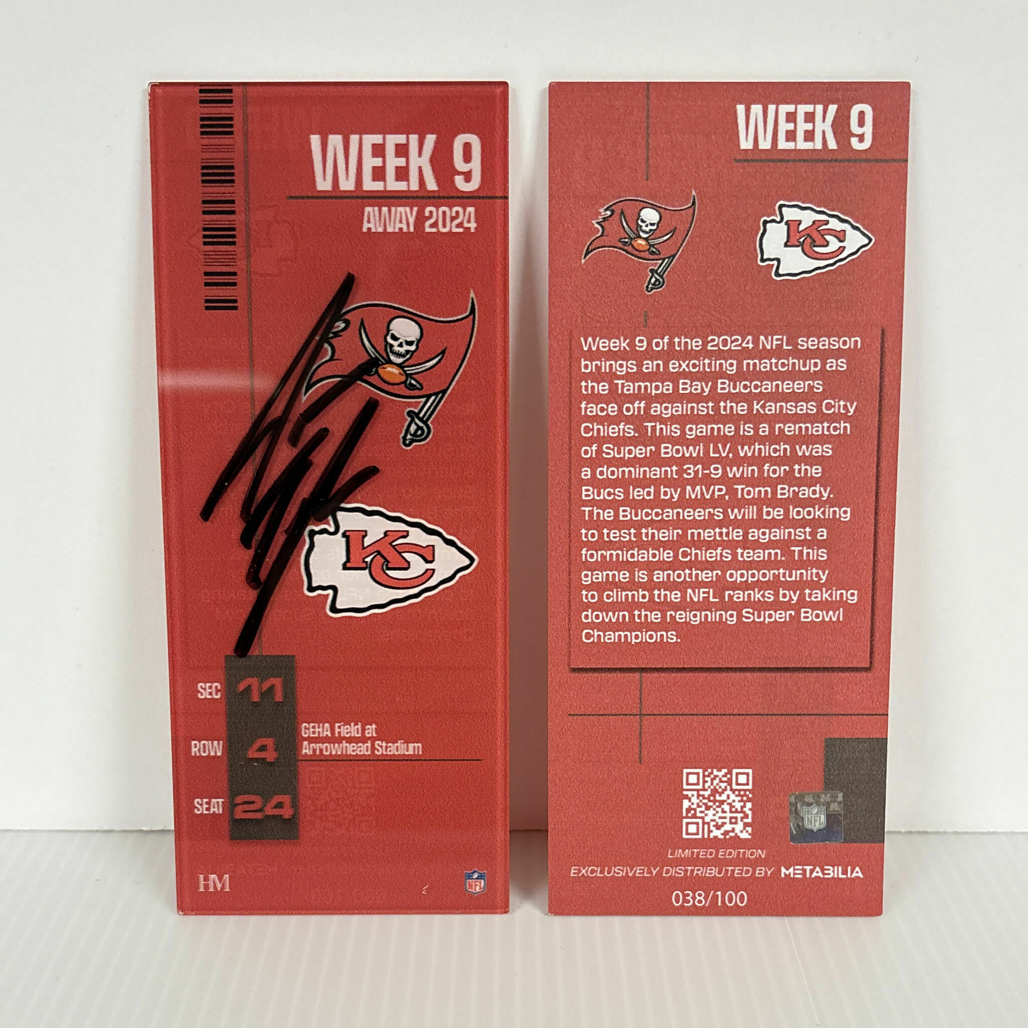 Jawaan Taylor Signed Week 9 Commemorative Ticket