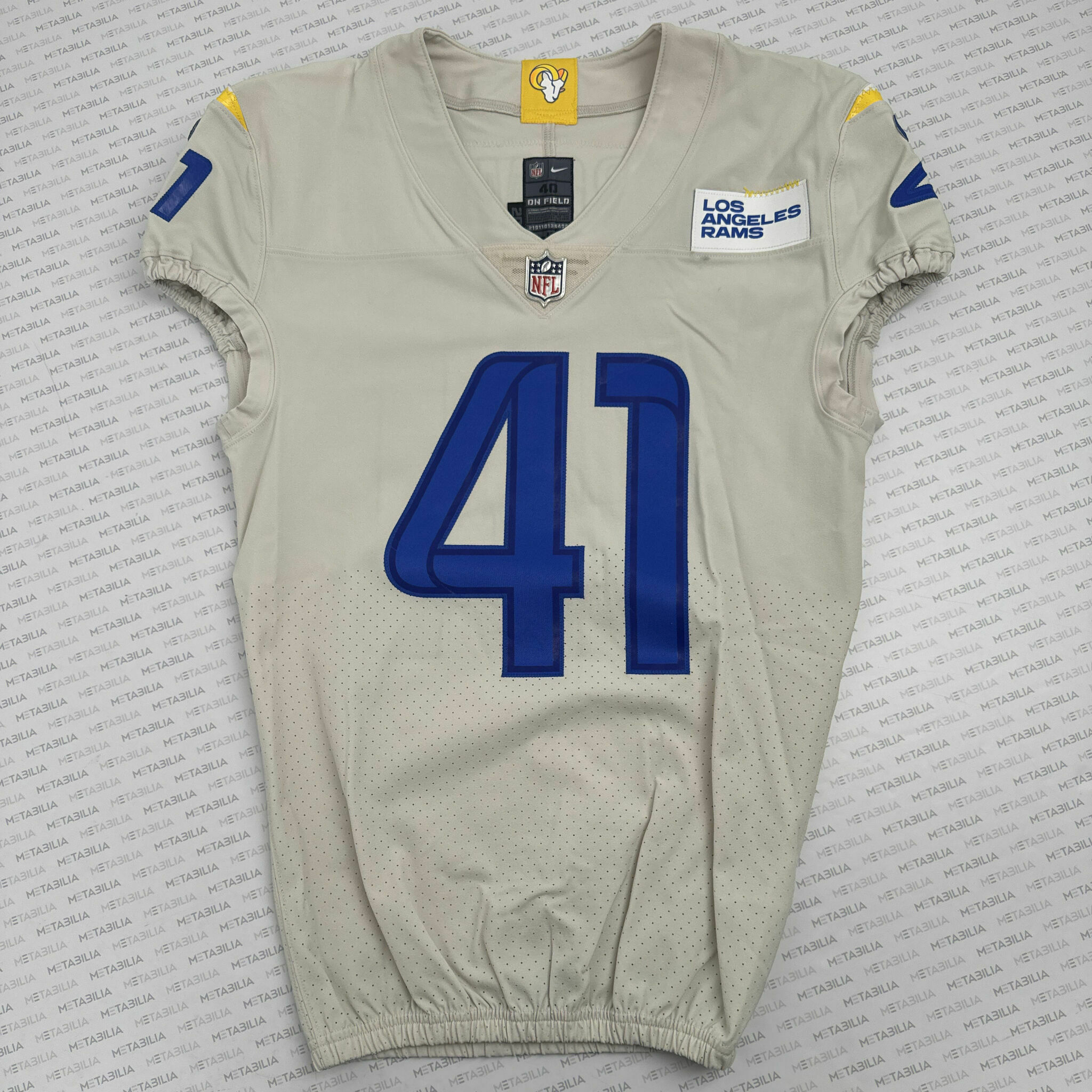 # 41 Greg Stroman Jr 2020 Game-Issued Jersey