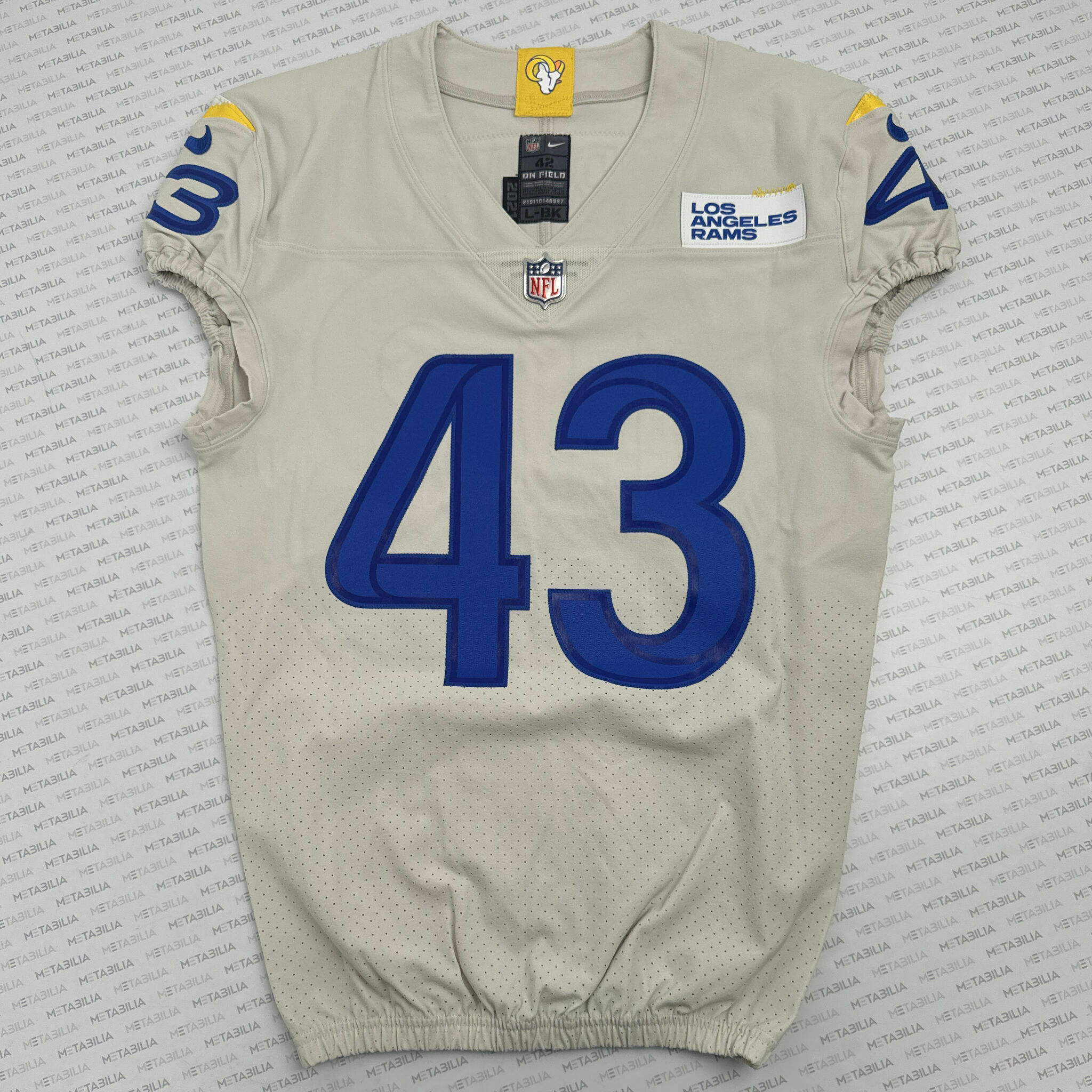 # 43 Jake Gervase 2021 Game-Issued Jersey