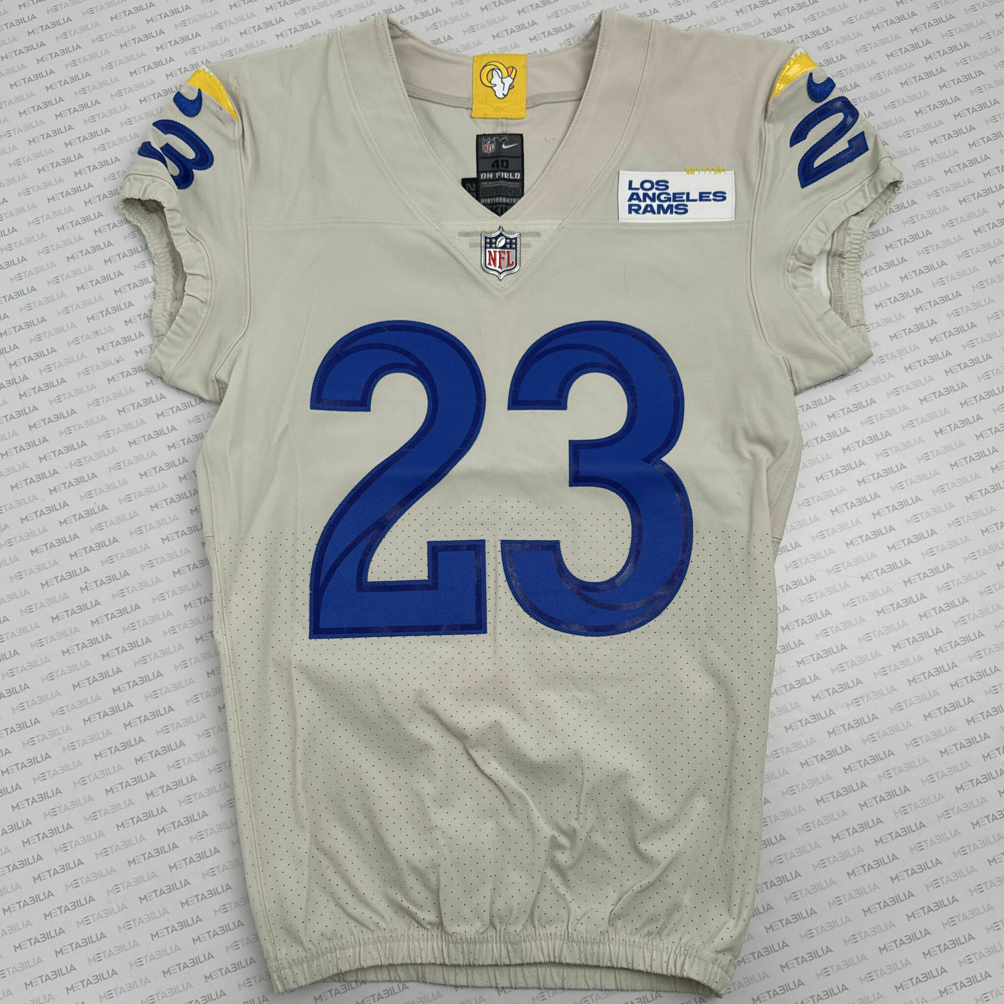 # 23 Rams Jersey 2021 Game-Issued Jersey