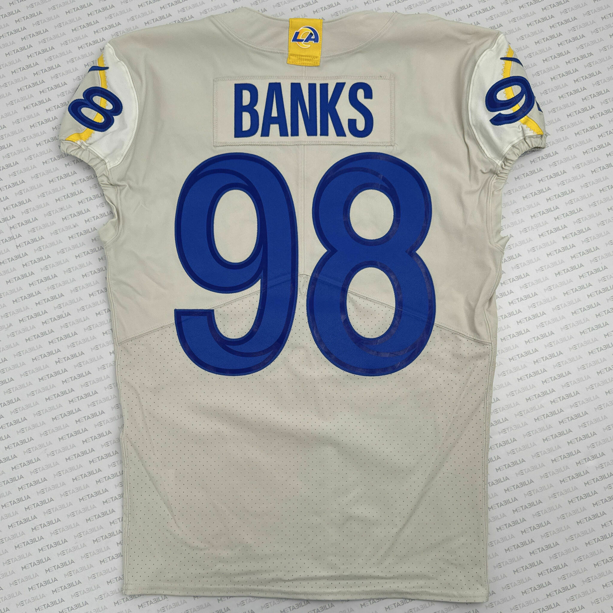 # 98 Eric Banks 2020 Game-Issued Jersey