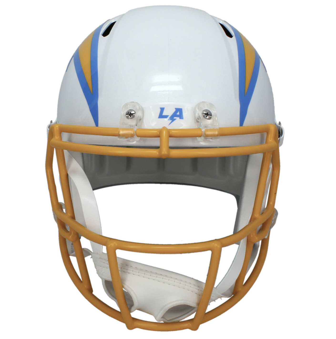 Omarion Hampton Autographed Los Angeles Chargers Full Size Speed Helmet Beckett