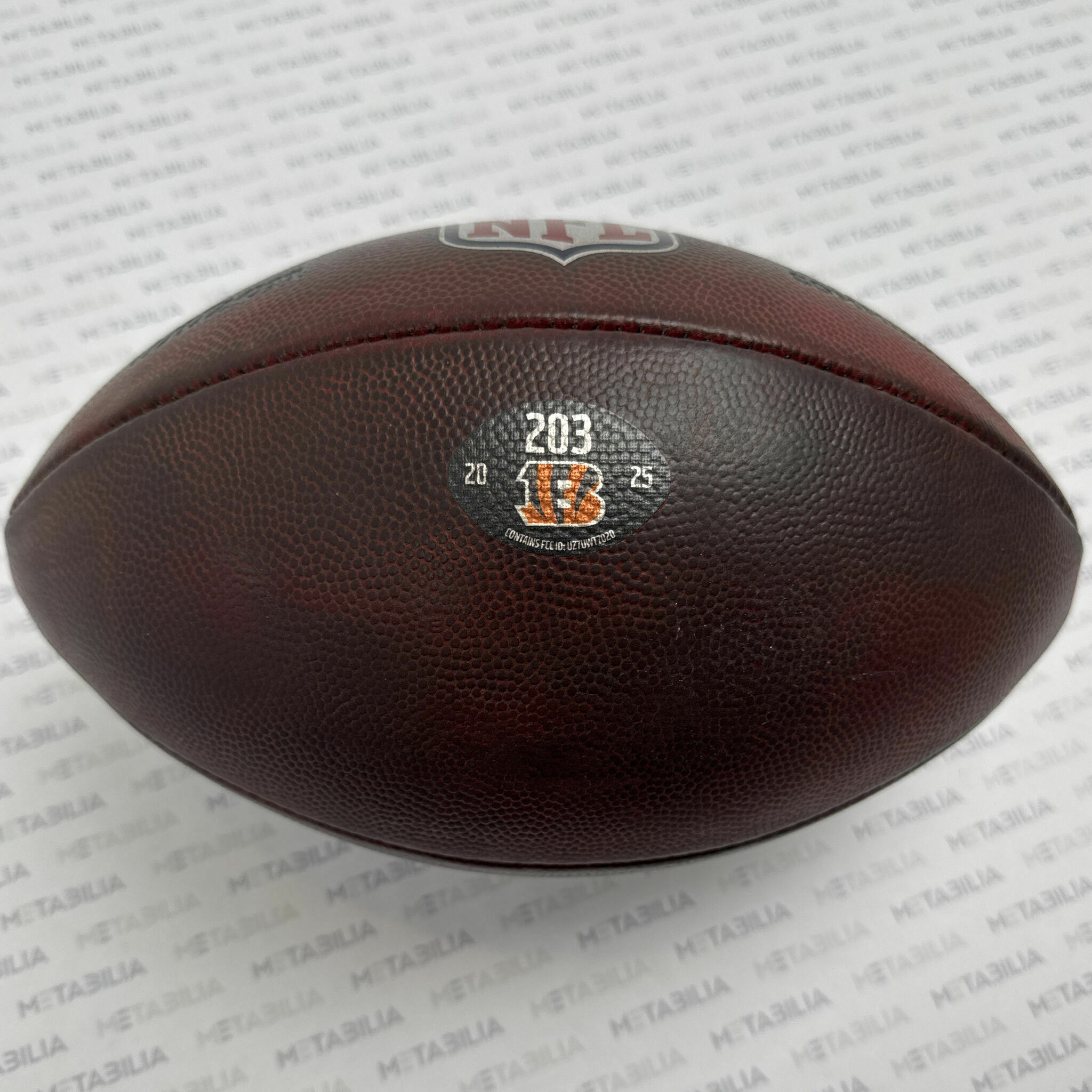 Bengals Game-Used Ball #203 vs Broncos