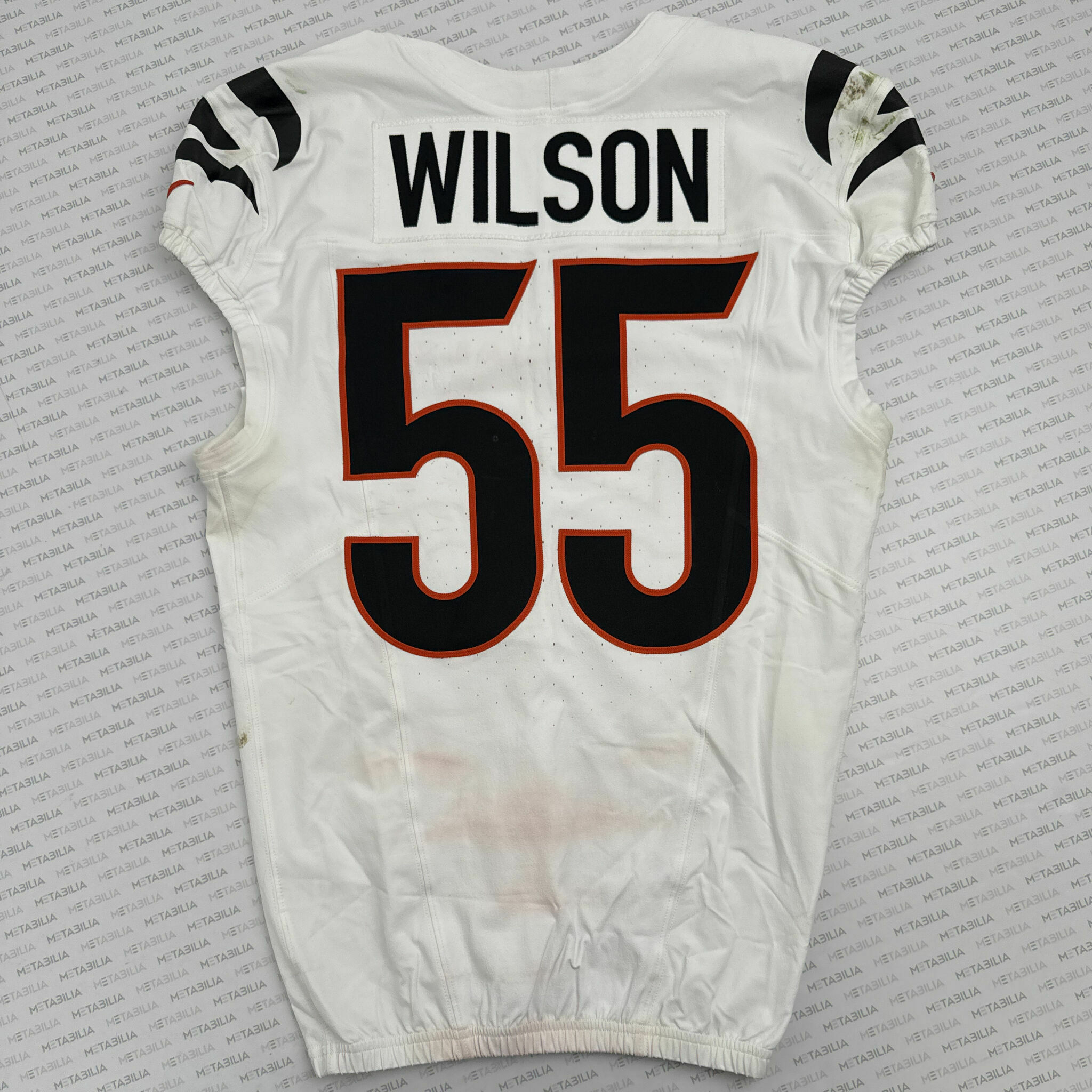 #55 Logan Wilson Game-Worn Jersey vs Packers