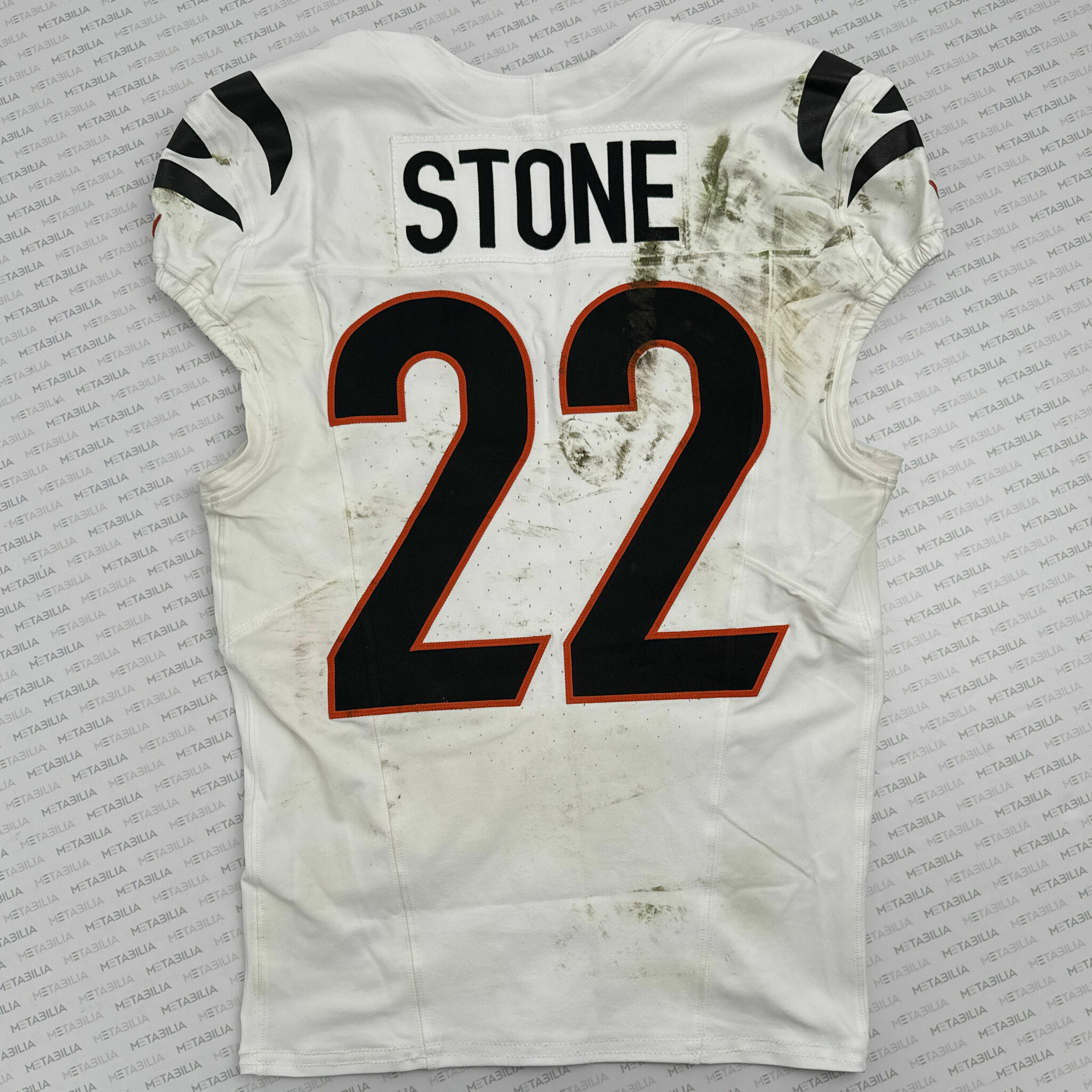 #22 Geno Stone Game-Worn Jersey vs Packers