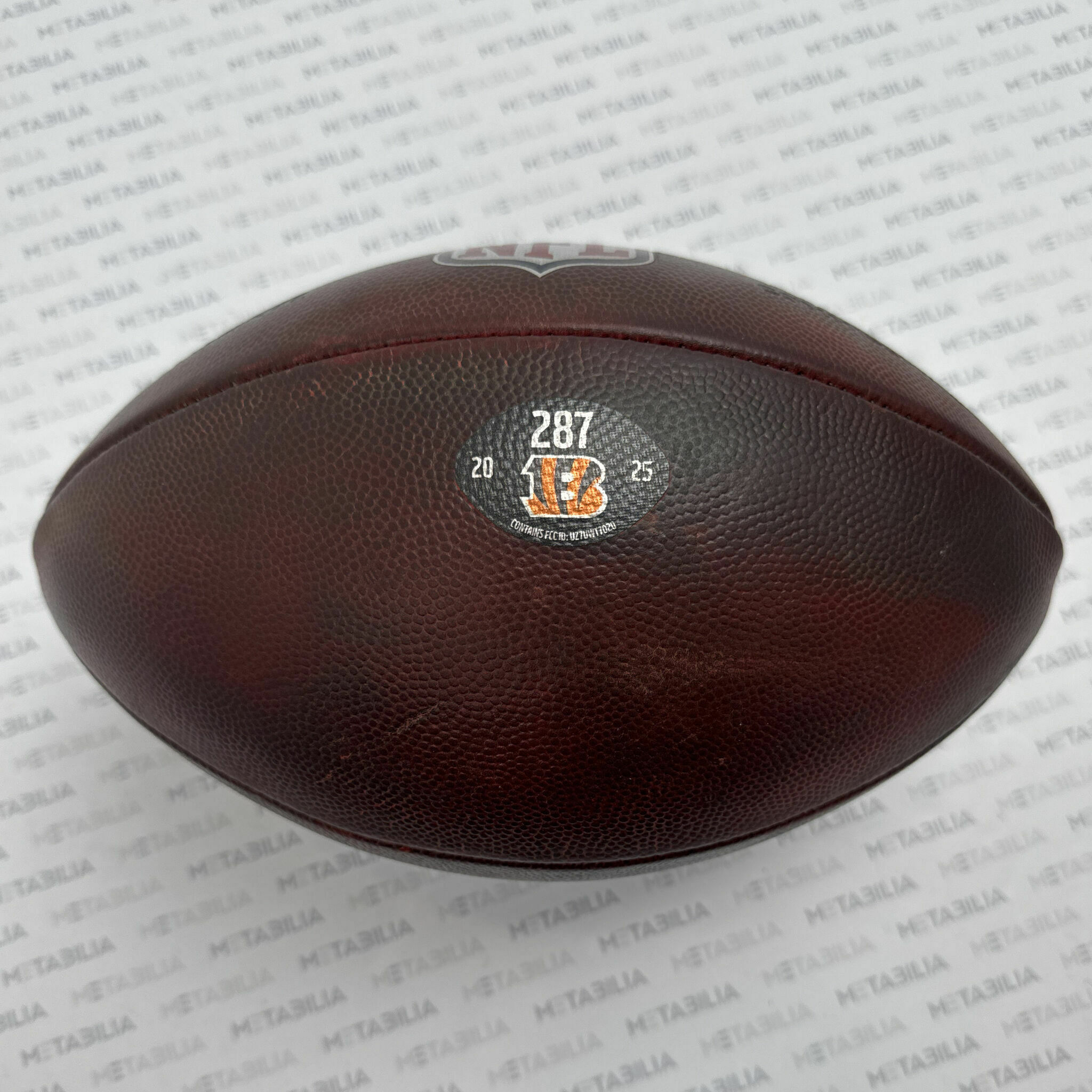 Bengals Game-Used Ball #287 vs Lions