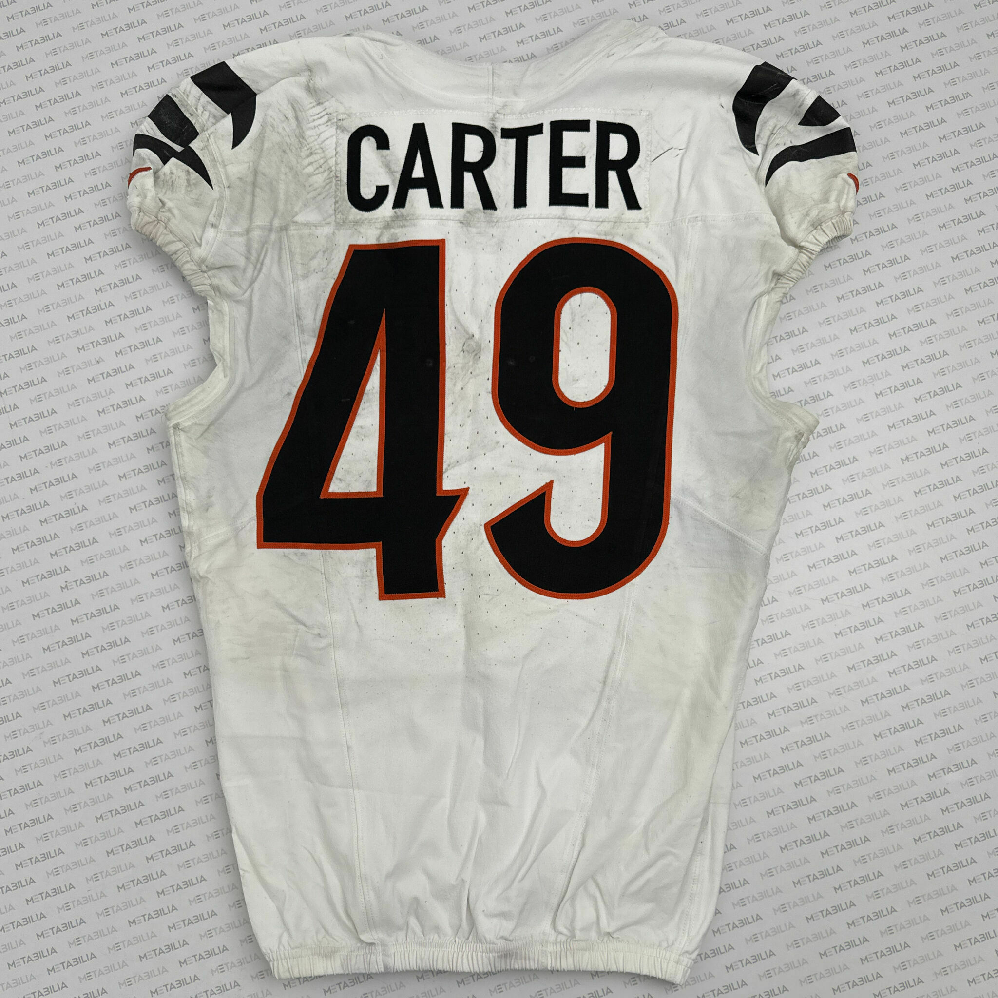 #49 Barrett Carter Game-Worn Jersey vs Steelers