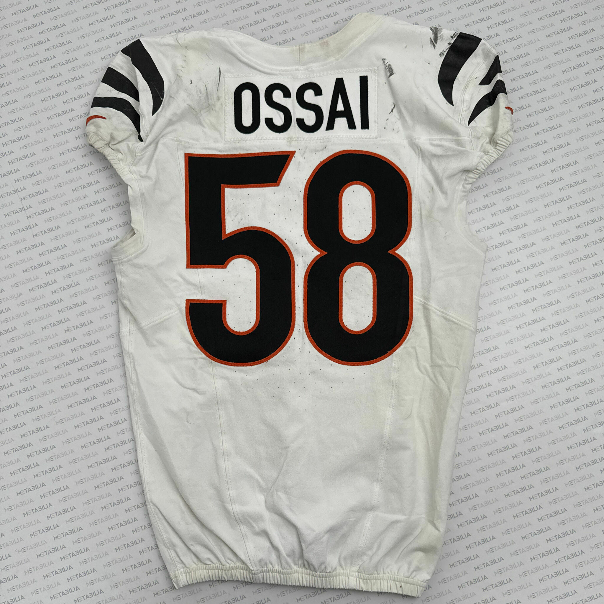 #58 Joseph Ossai Game-Worn Jersey vs Steelers