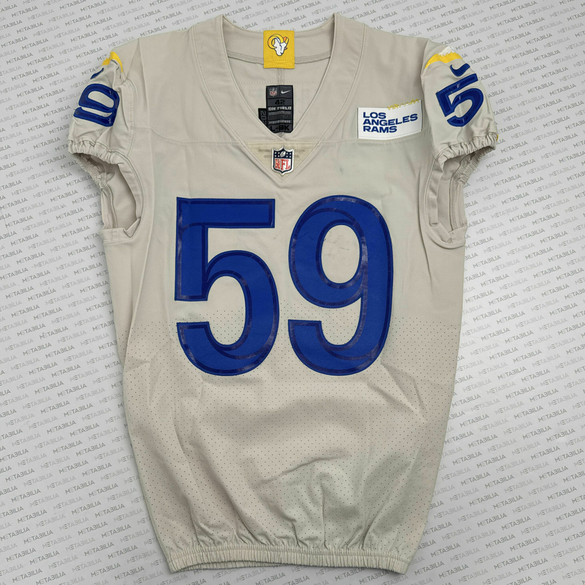 # 59 Micah Kiser 2020 Game-Issued Jersey