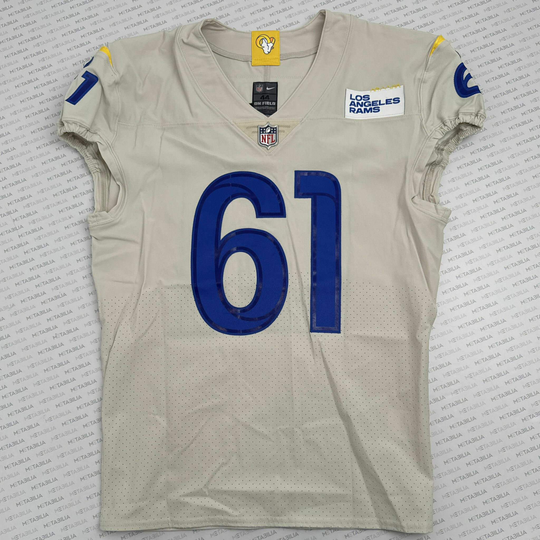 # 61 Jordan Meredith 2020 Game-Issued Jersey