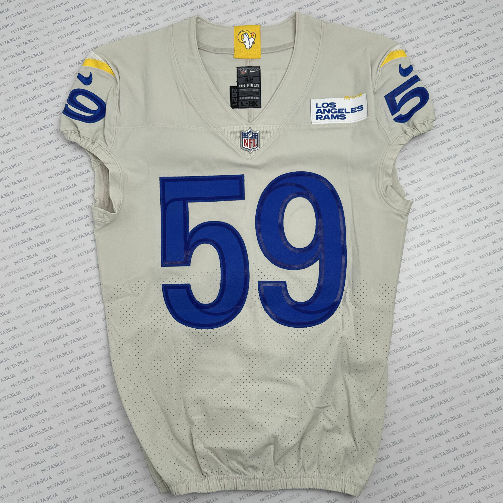 # 59 Micah Kiser 2021 Game-Issued Jersey