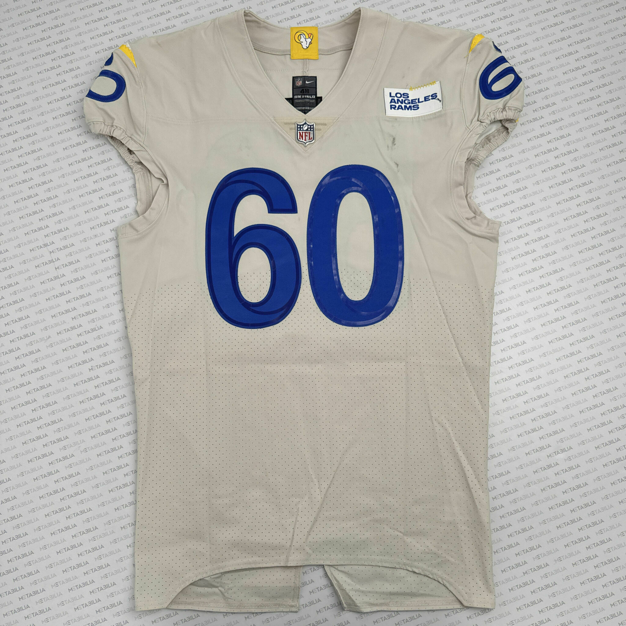 # 60 Jeremiah Kolone 2020 Game-Issued Jersey