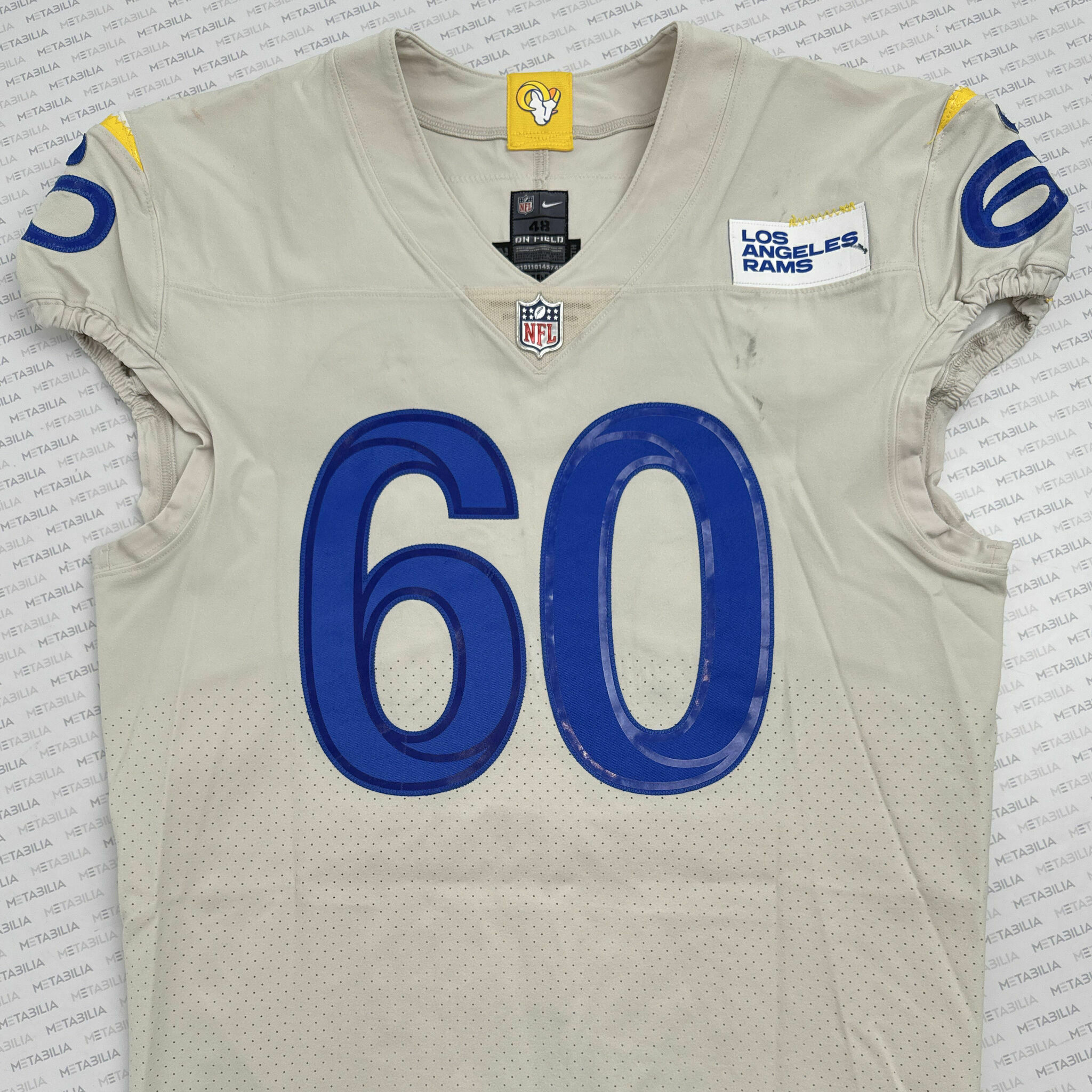 # 60 Jeremiah Kolone 2020 Game-Issued Jersey